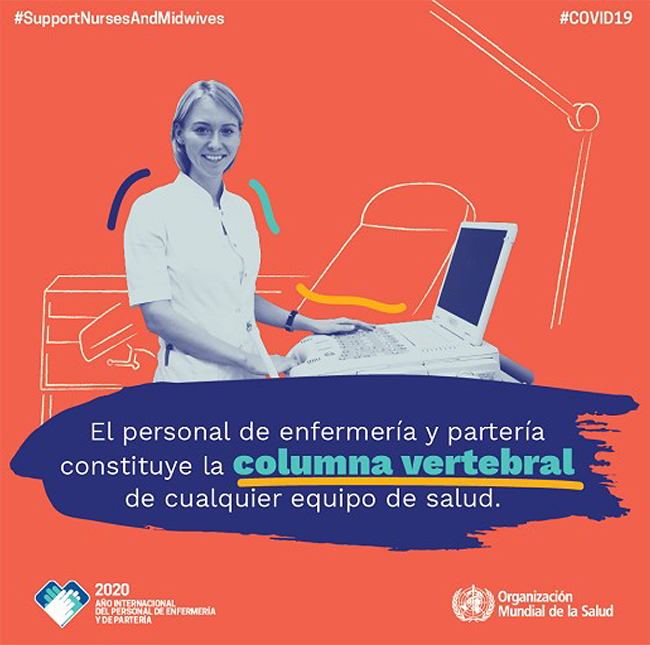 Cartel de OMS dia de Salud 2020 p