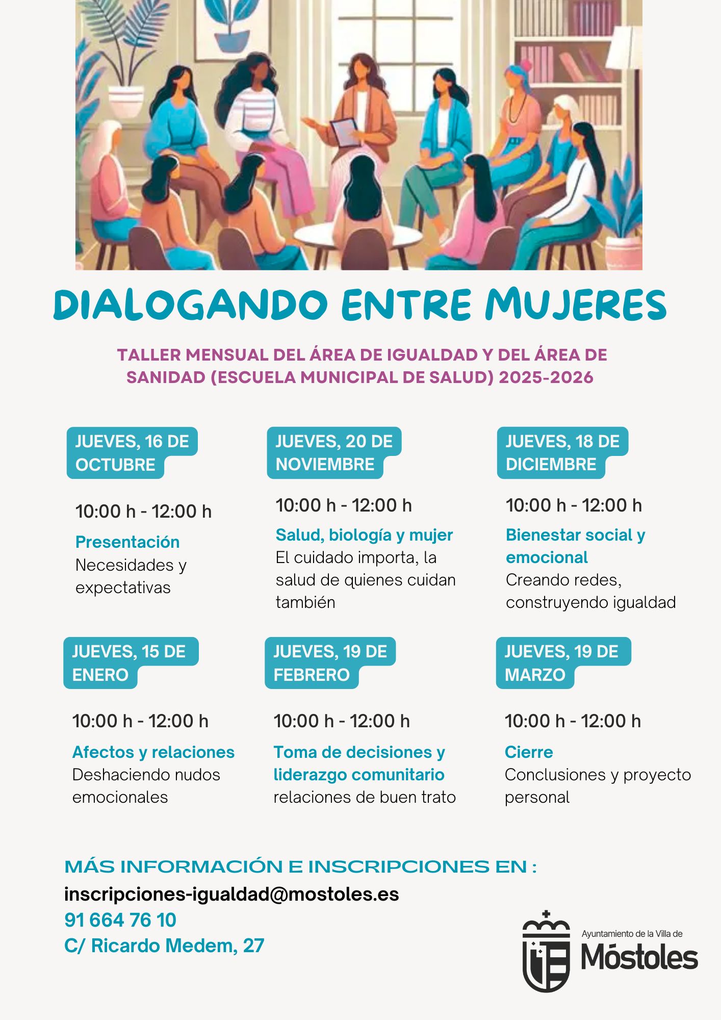 cartel dialogando