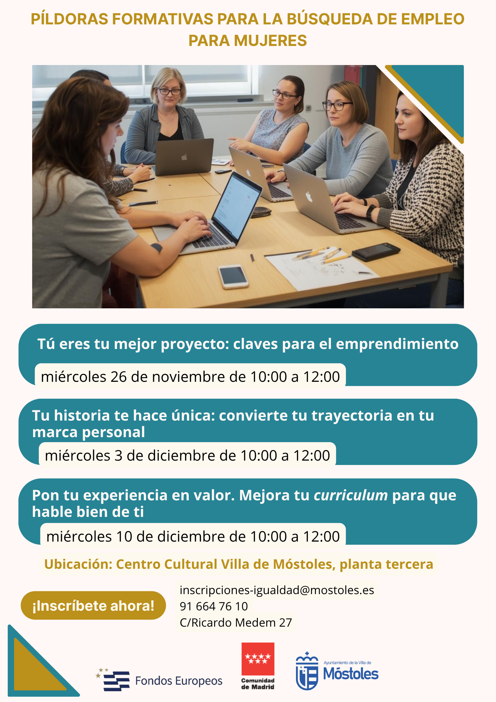 Cartel - Píldoras Empleo Mujeres