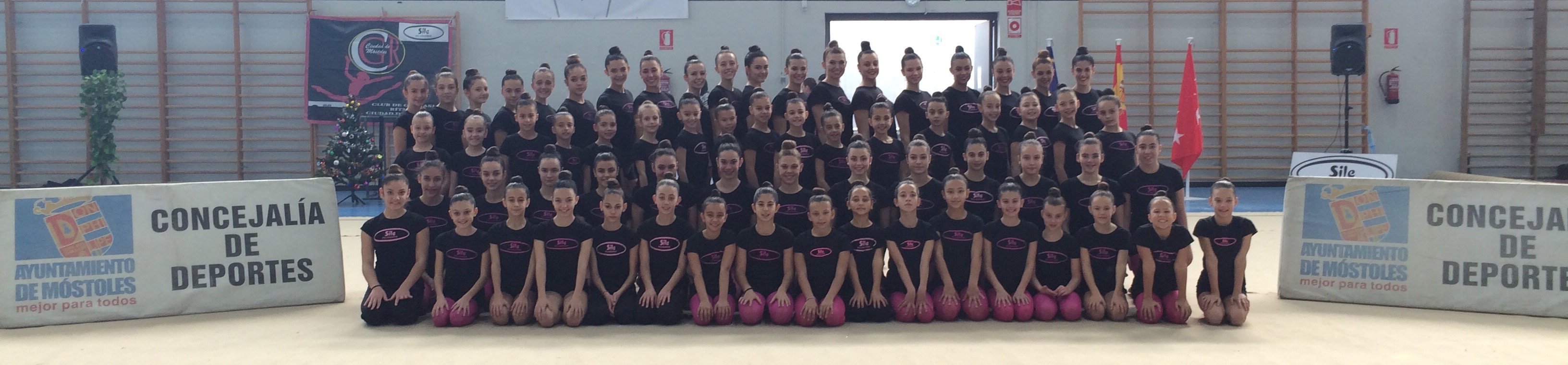 Club Gimnasia rítmica Ciudad de Móstoles Exhibición Navidad 3