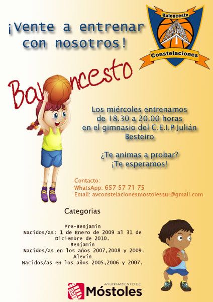 cartel baloncesto