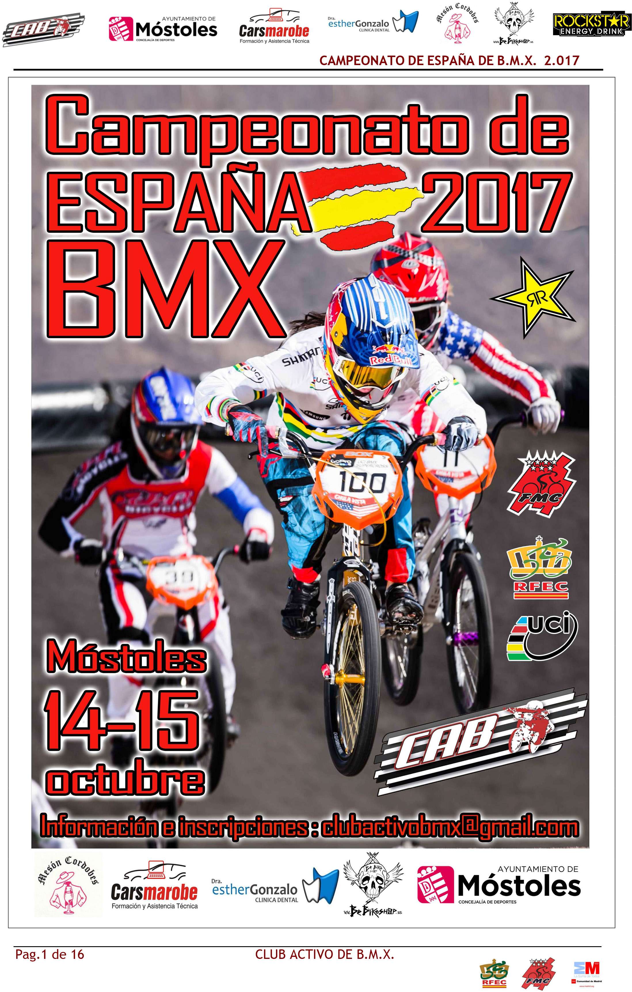 DOSSIER CAMPEONATO DE ESPAÑA 2017