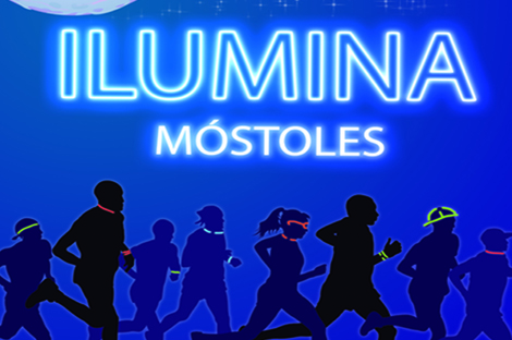 Cartel ilumina mostoles destacado