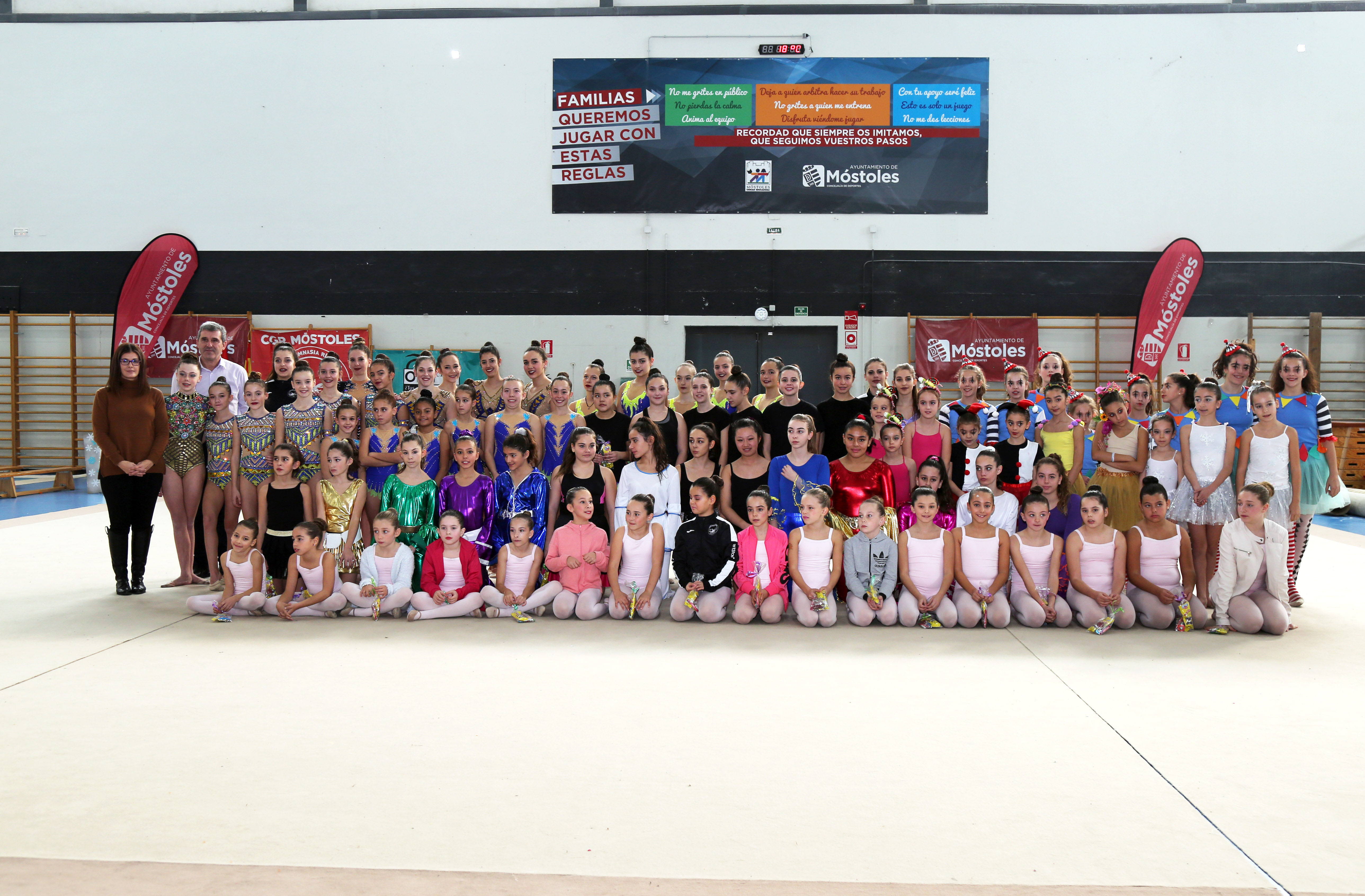 exhibicion navidad gimnasia ritmica 1