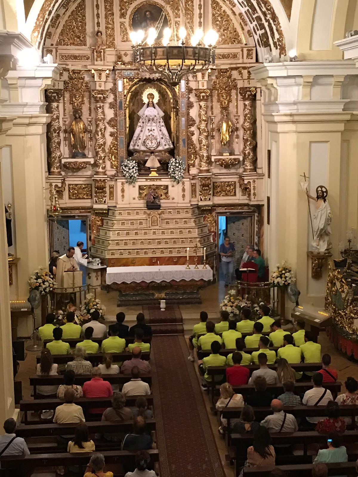 ofrenda floral del Móstoles CF 1
