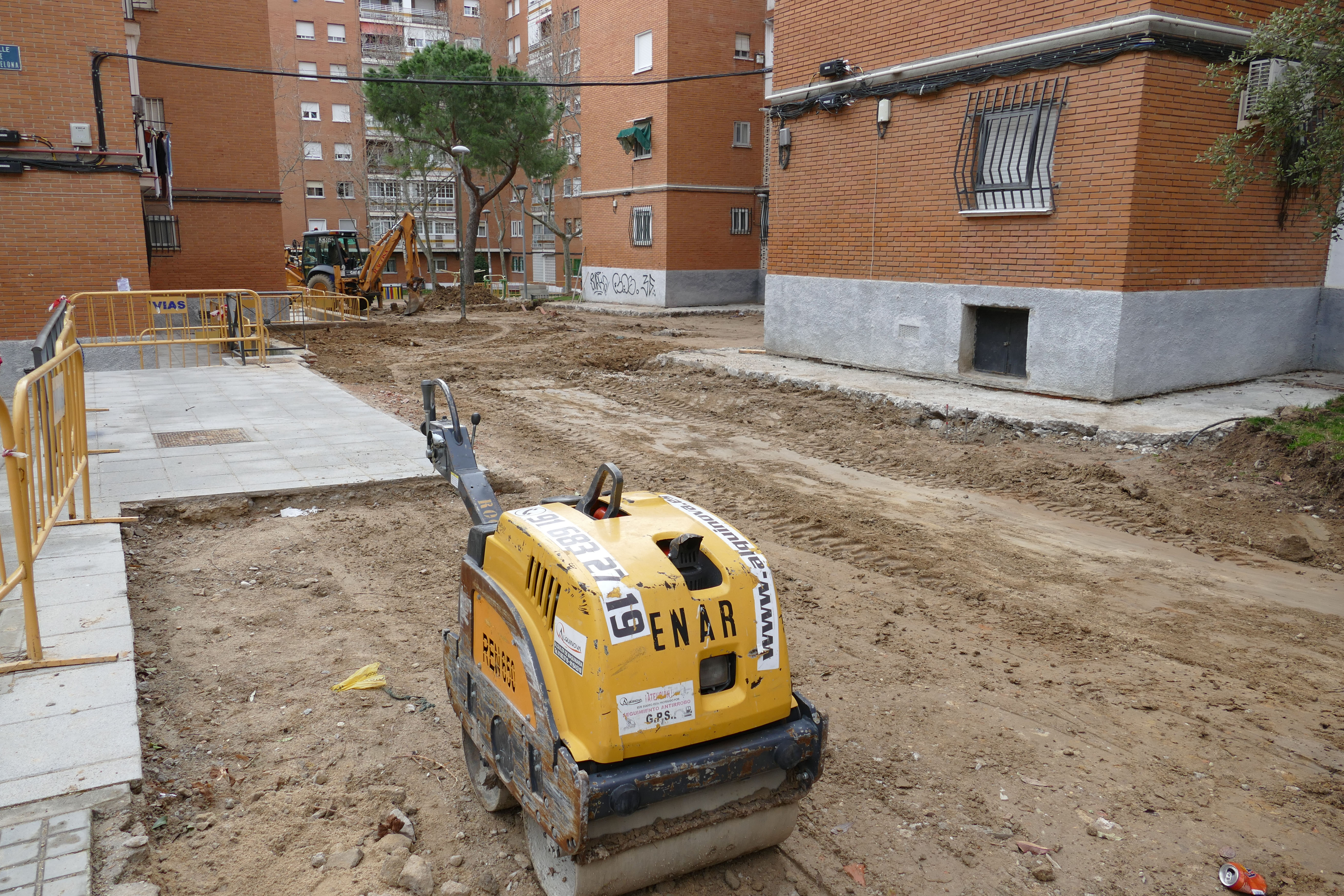 Visita obras calle BarcelonaP