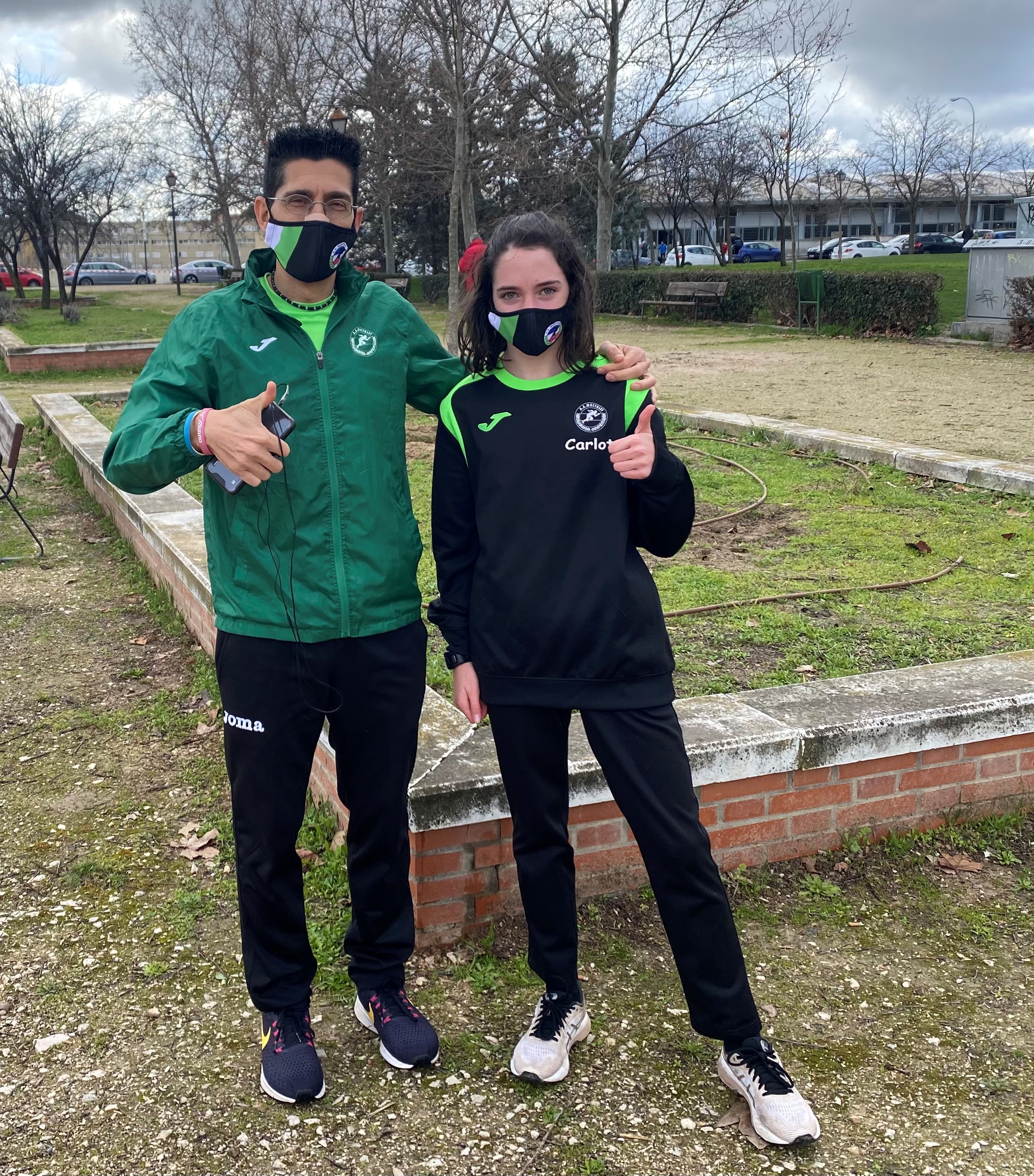 Santi de la Fuente y Carlota Gonzálezp