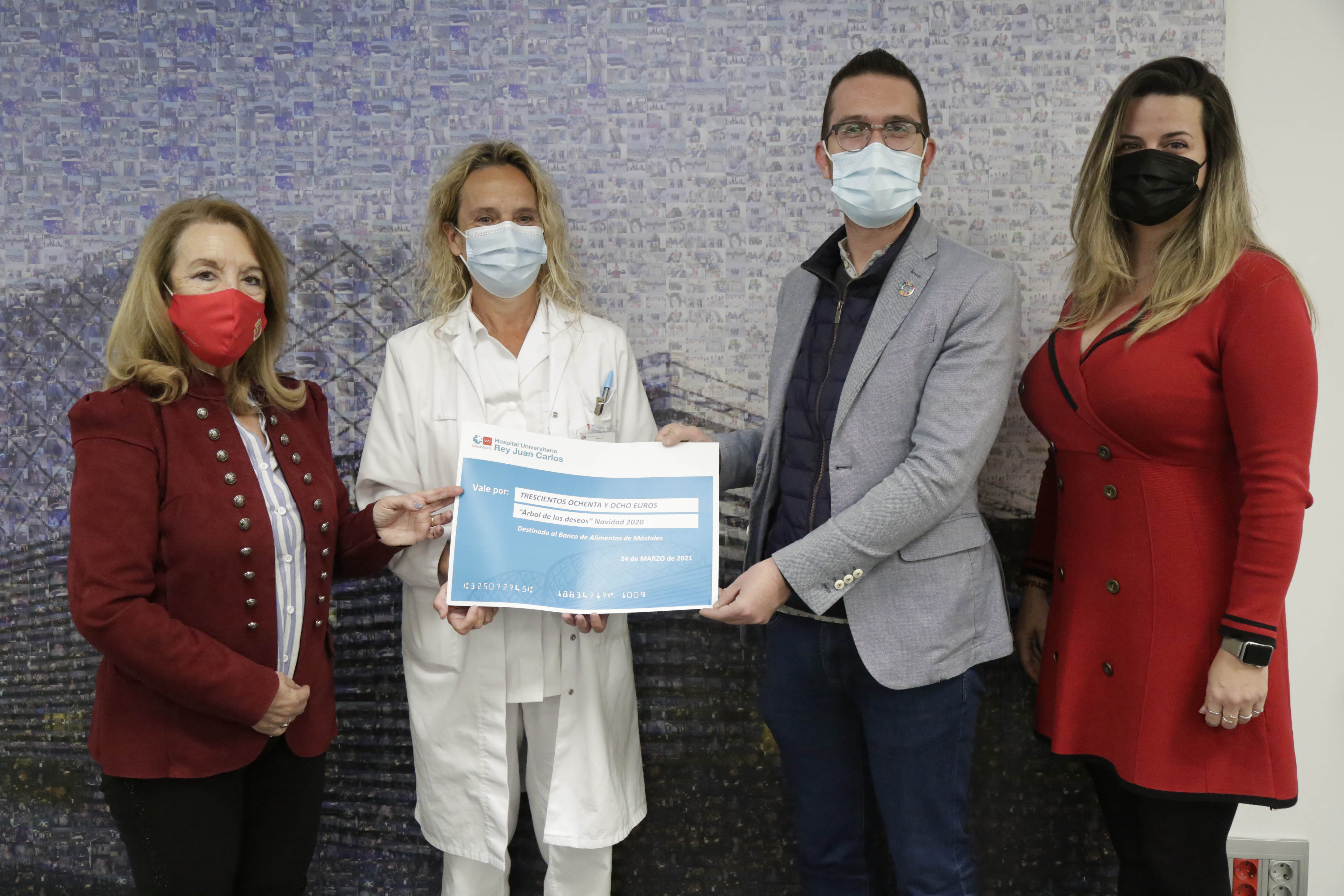 Restaurante municipal recibe la recaudación de la campaña solidaria del Hospital Rey Juan Carlosp