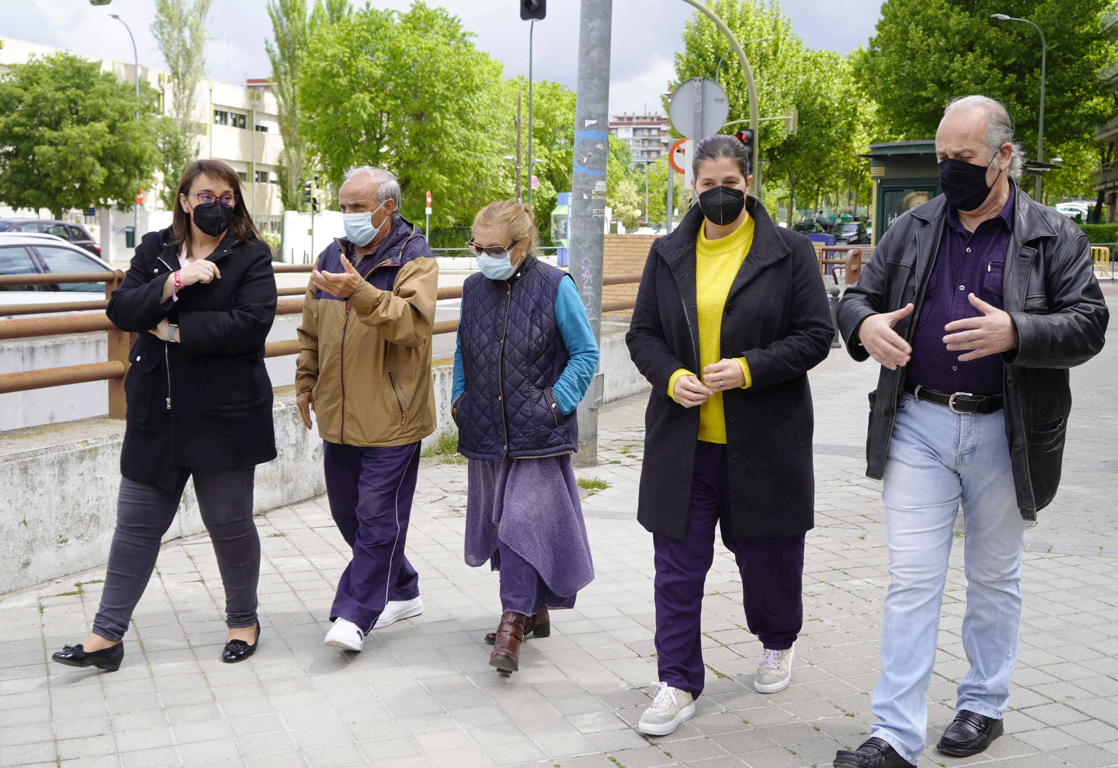 visita Asociación vecinal El Recreo 1