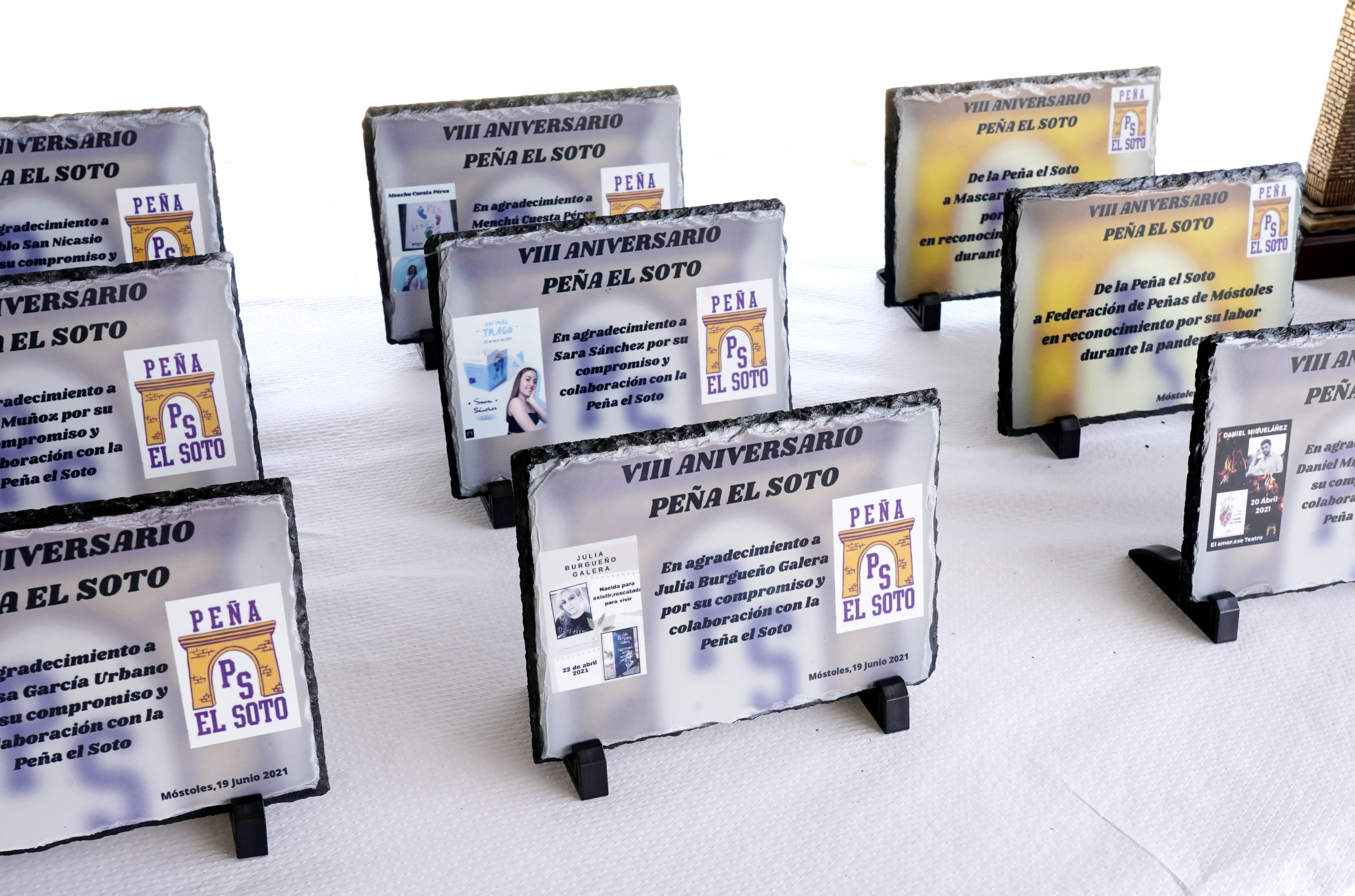 Entrega de galardones en el octavo aniversario de la peña El Sotop