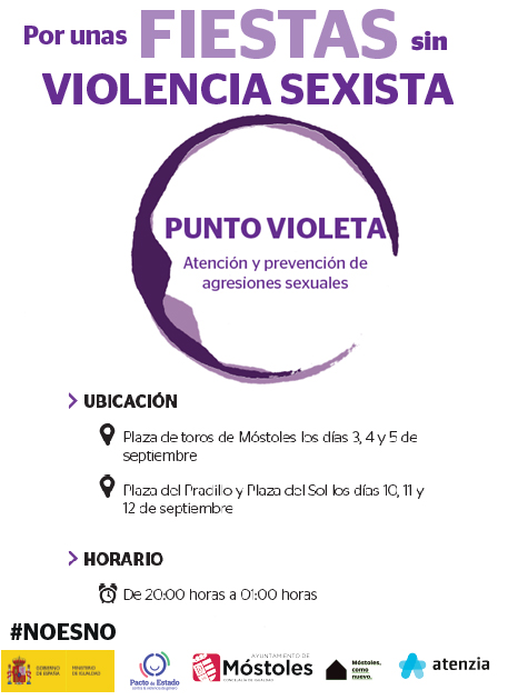 Cartel Fiestas sin Violencia Sexista noticia
