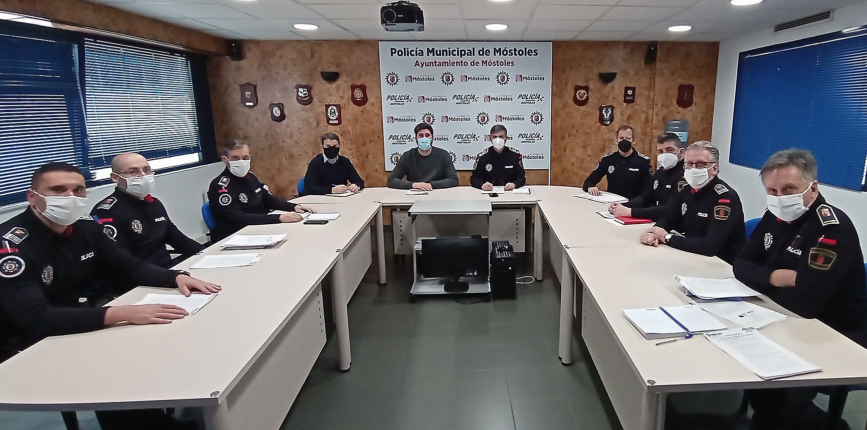 Reunión balance anual 2021 Policia Municipal p