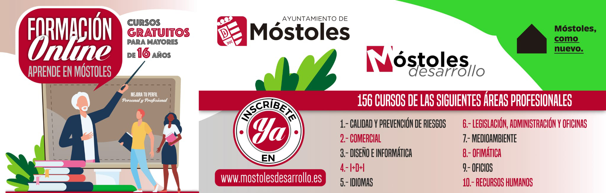 Móstoles desarrollo - 156 Cursos p