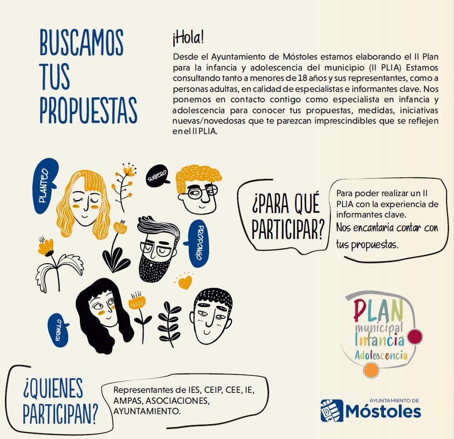 Cartel Plan Infancia y Adolescencia