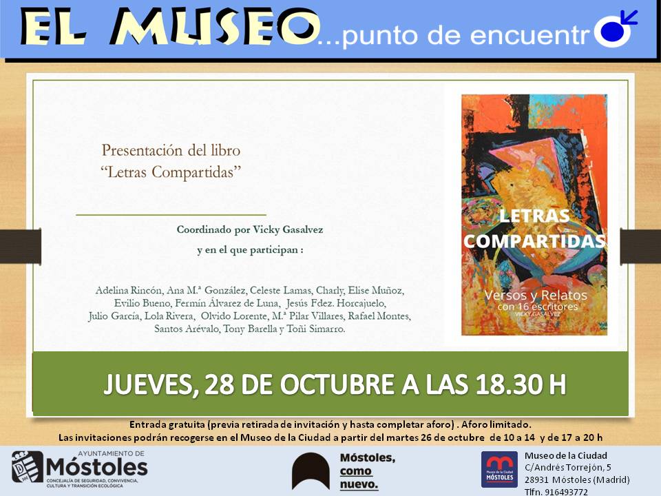 Presentación libro Letras compartidas