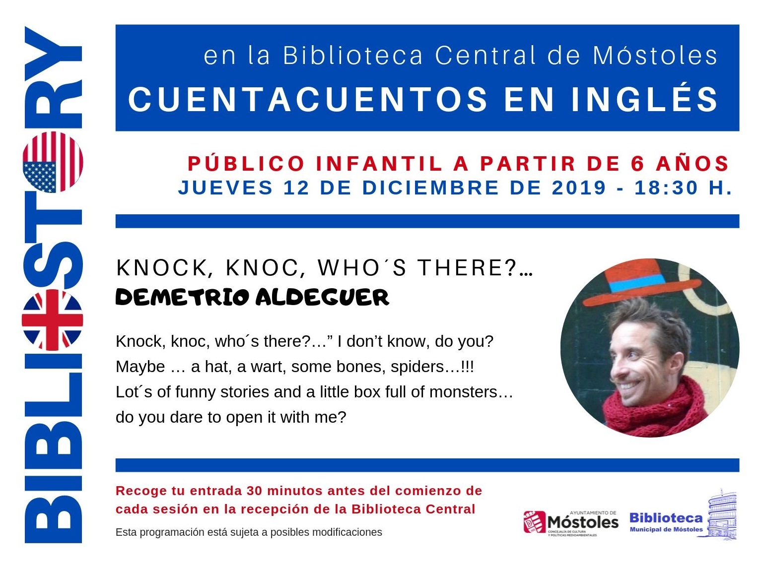 BiblioStory 12 diciembre 2019