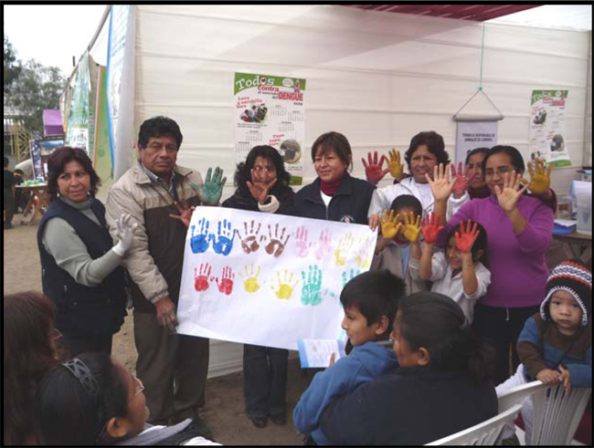 Feria educativa para promocionar hábitos saludables y prácticas medioambientales