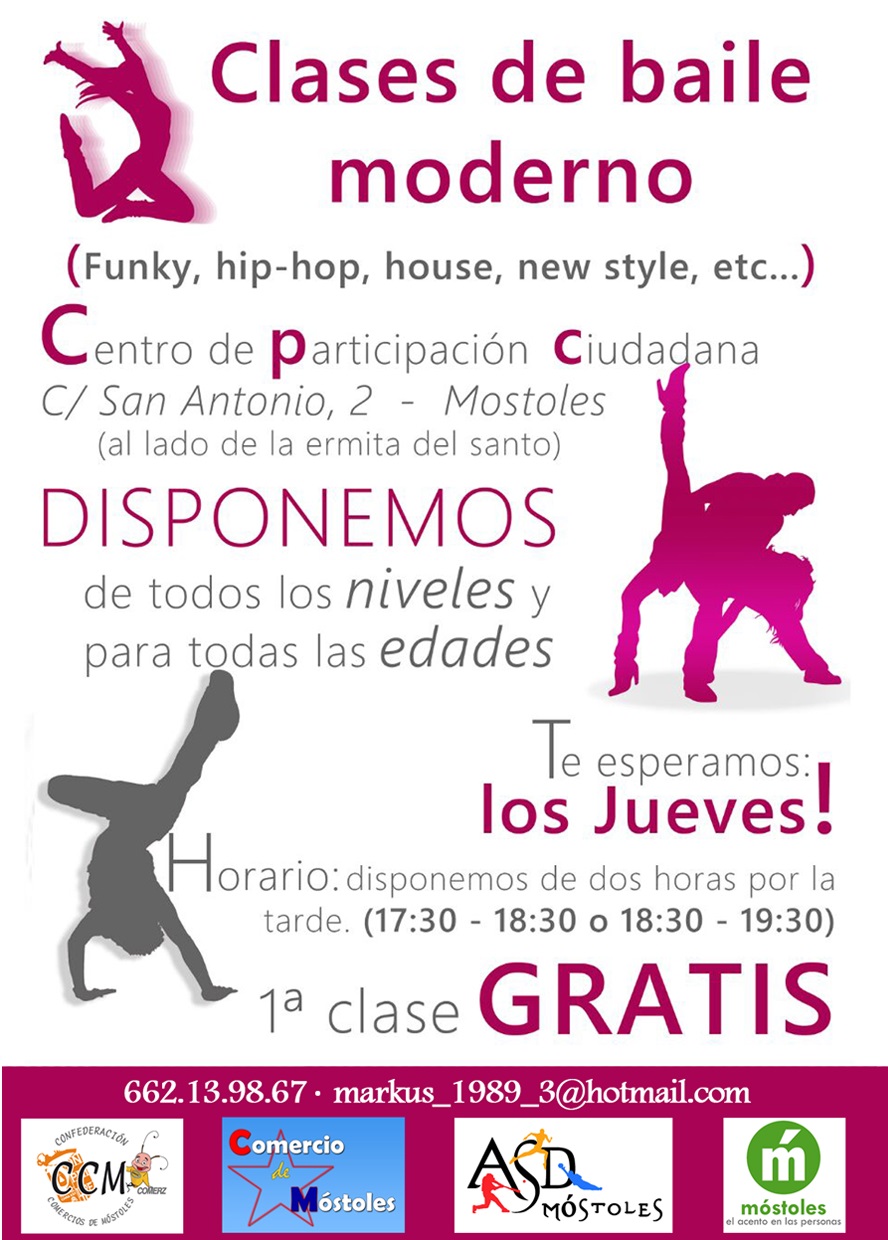 Clases de baile moderno