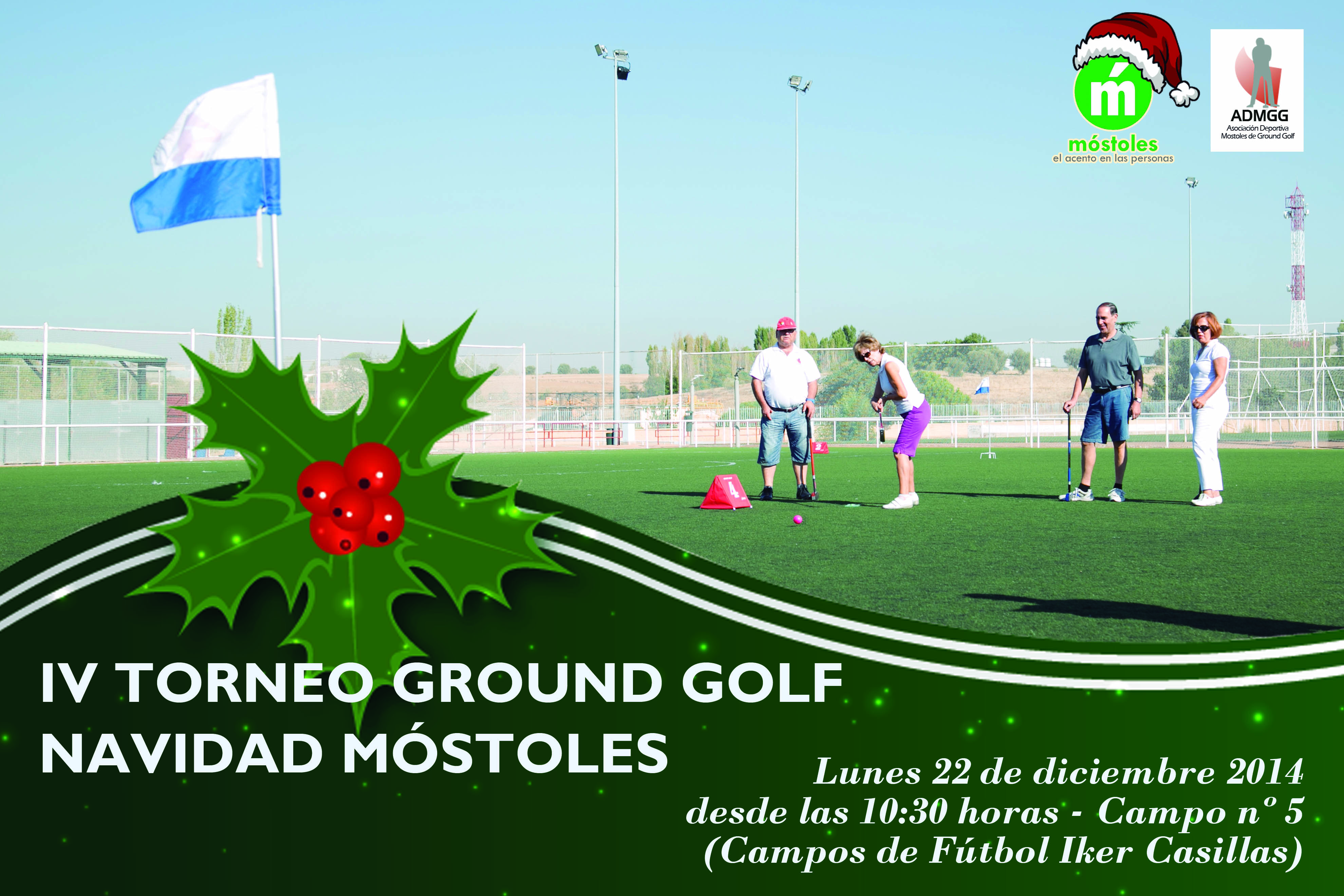 cartel torneo navdad ground golf