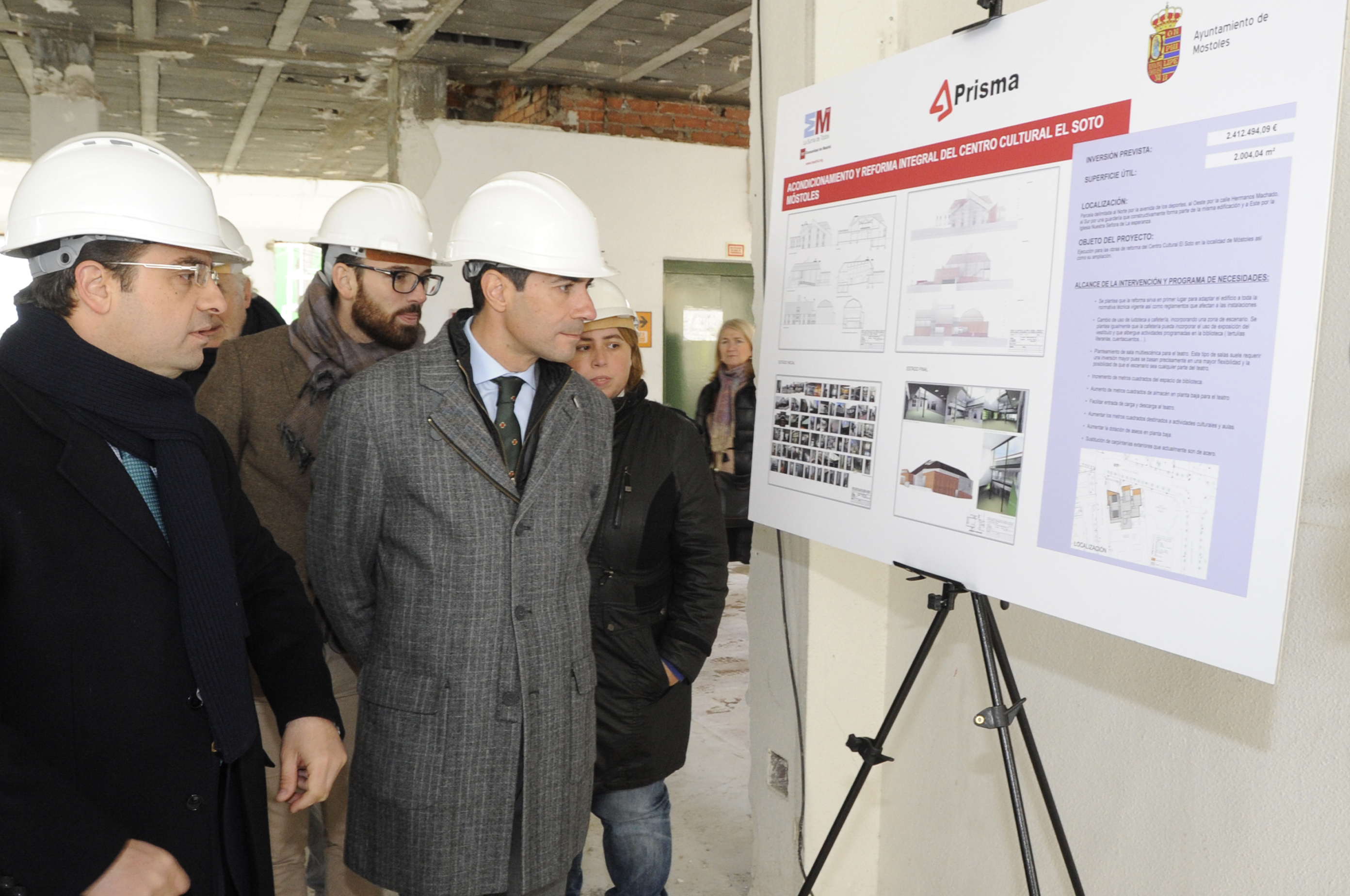 Visita obras rehabilitación Centro CSC El Soto 3