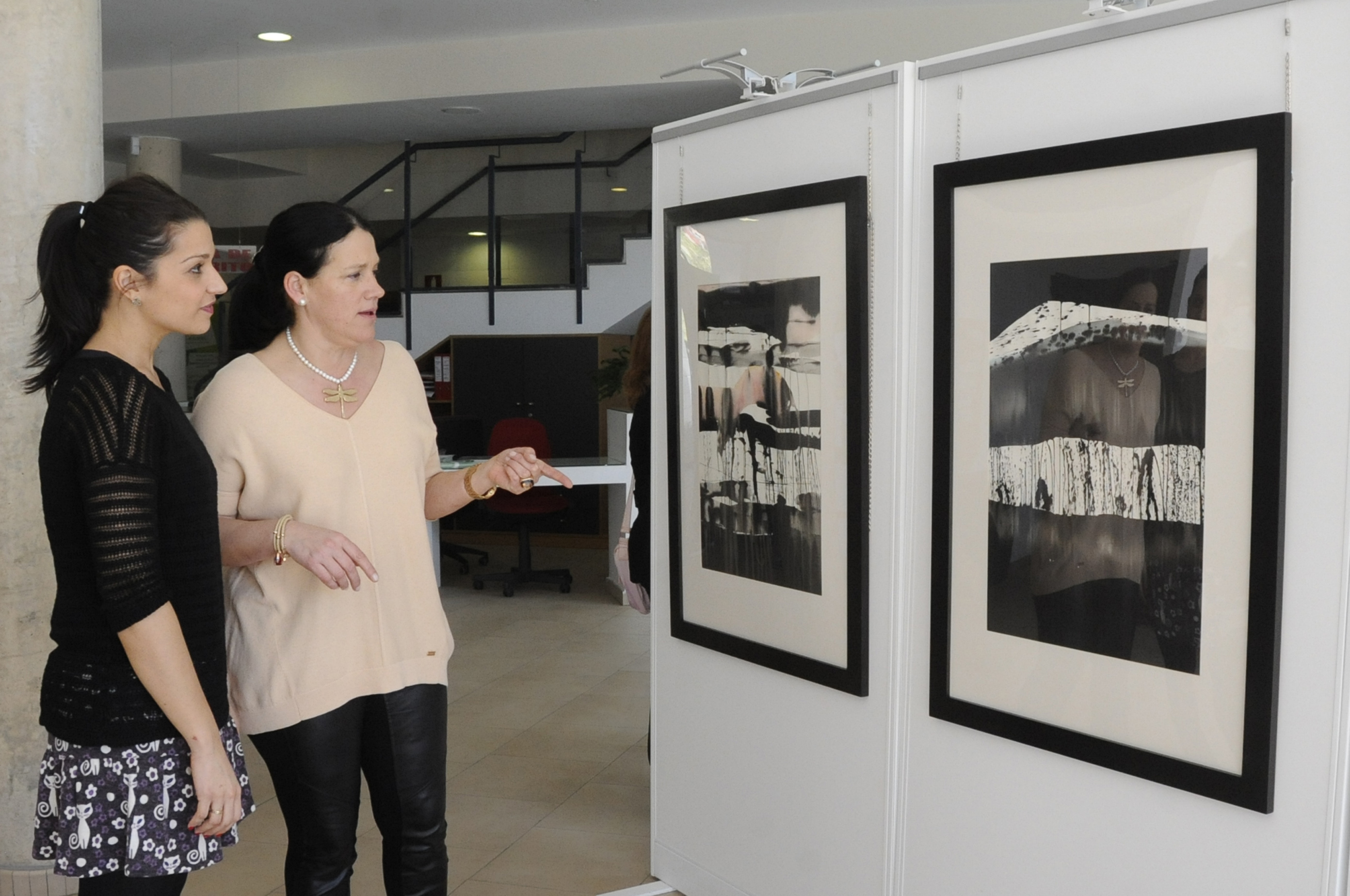 Visita expo pintura Veronica Domingo 2