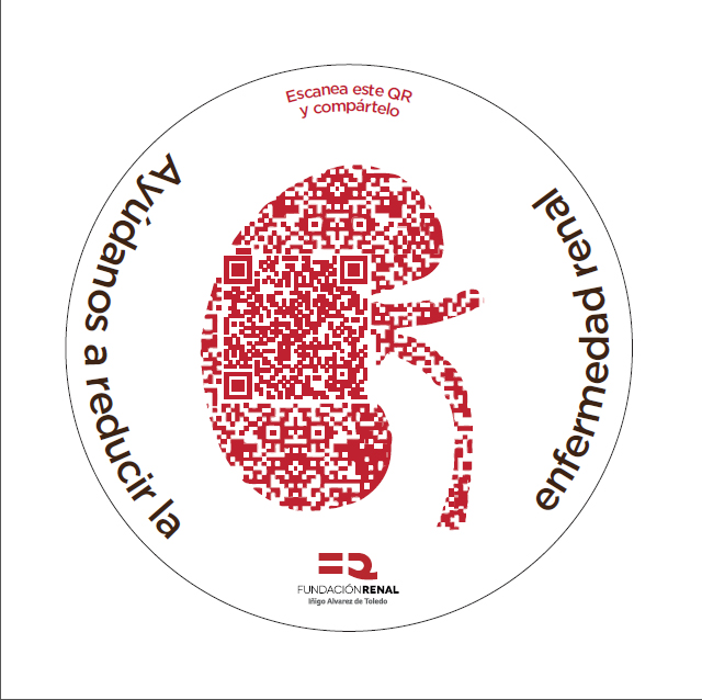 Chapa de la Campaña de Prevención de la Enfermedad Renal