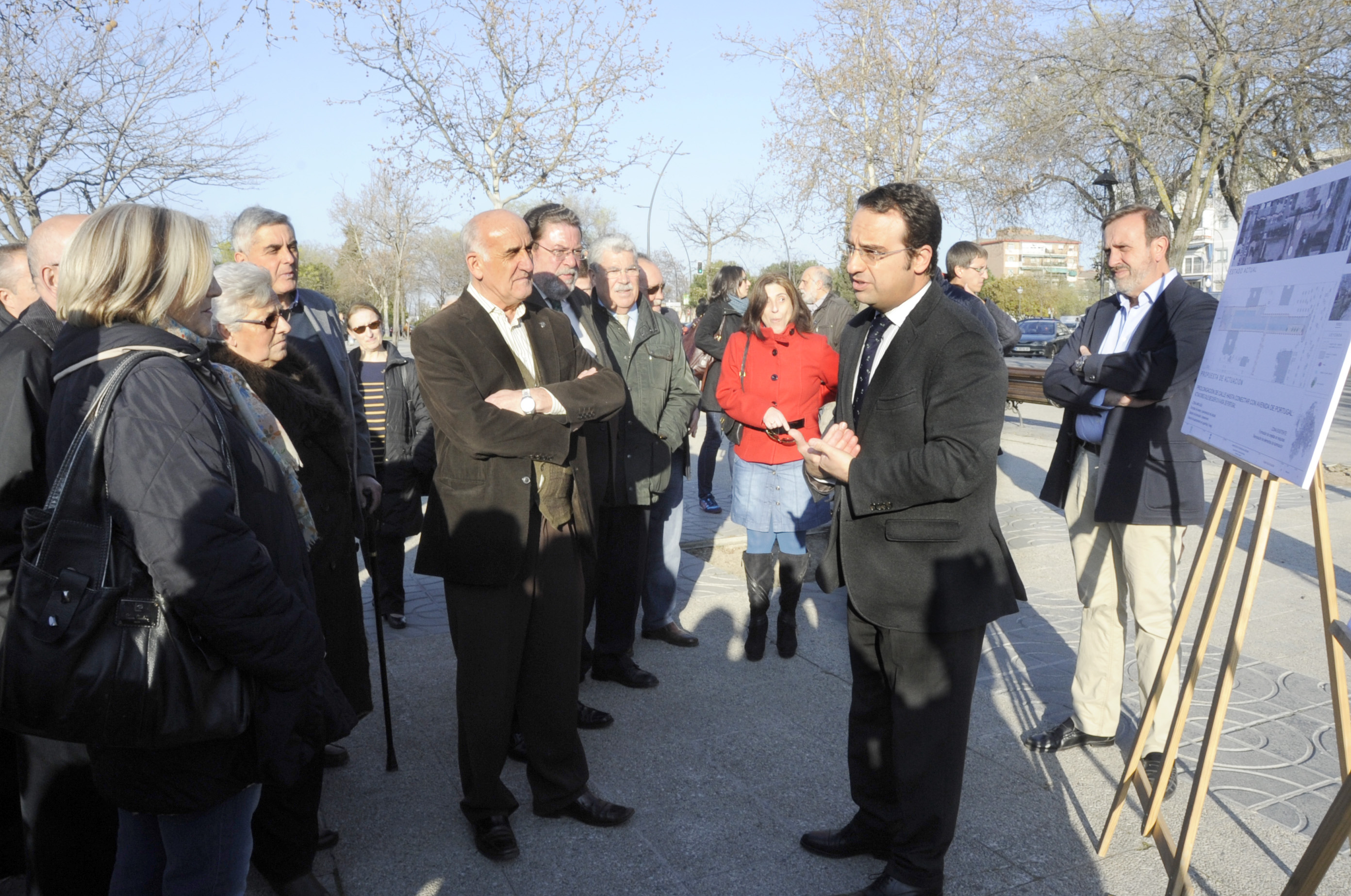 Presentacion obras vial calle Becquer 1