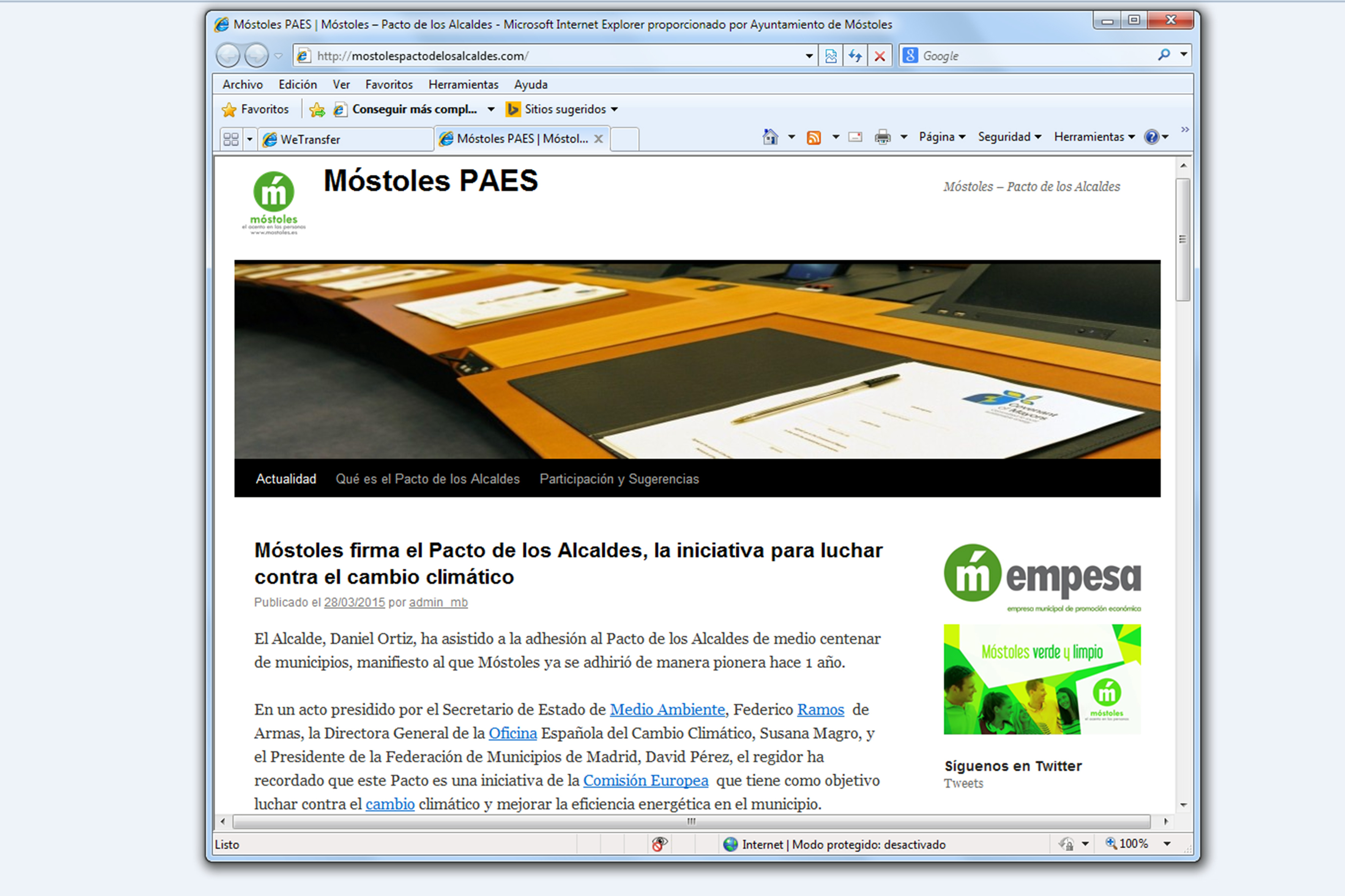 Pacto Alcaldes Captura