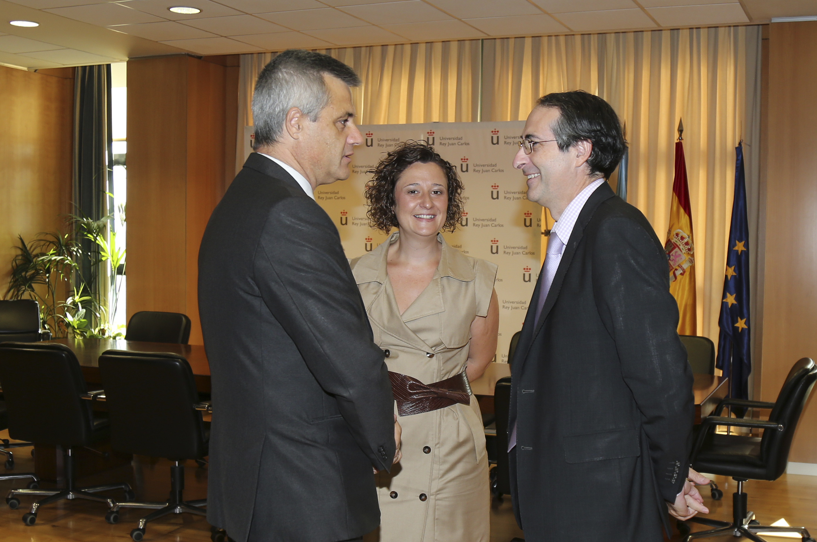 Encuentro con el Rector U.R.J.C.