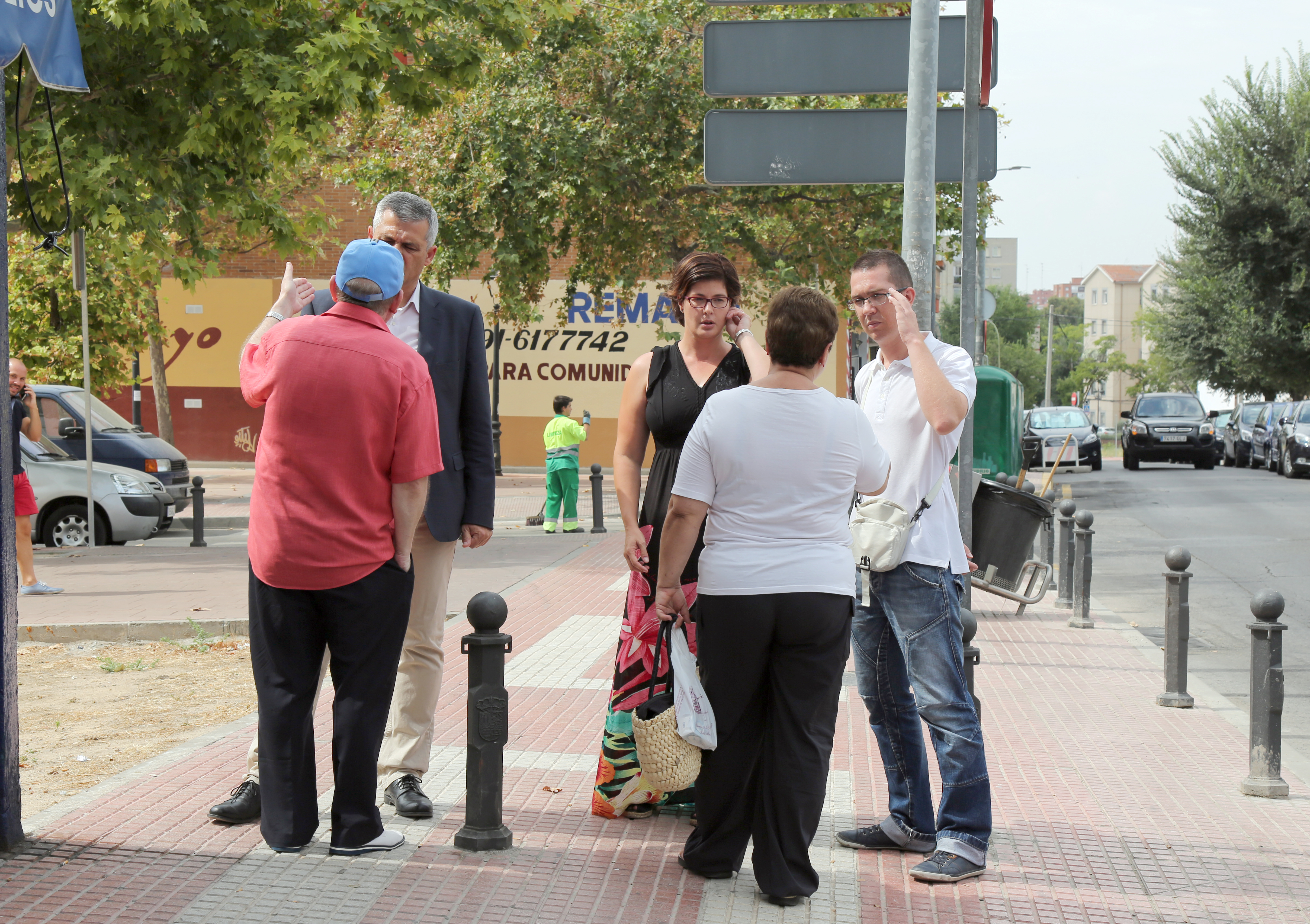 David Lucas visita asfaltado ciudad 5