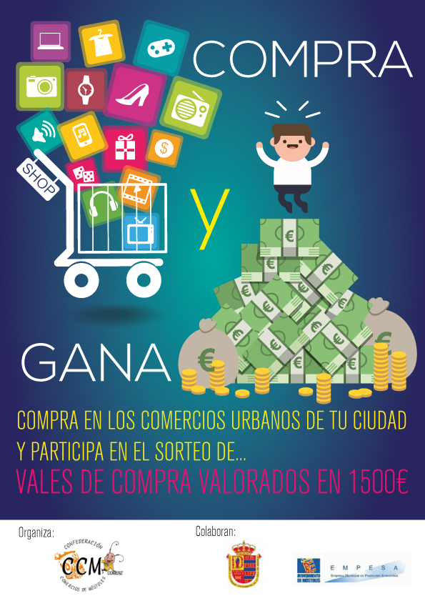Cartel Compra y gana otoño 2015