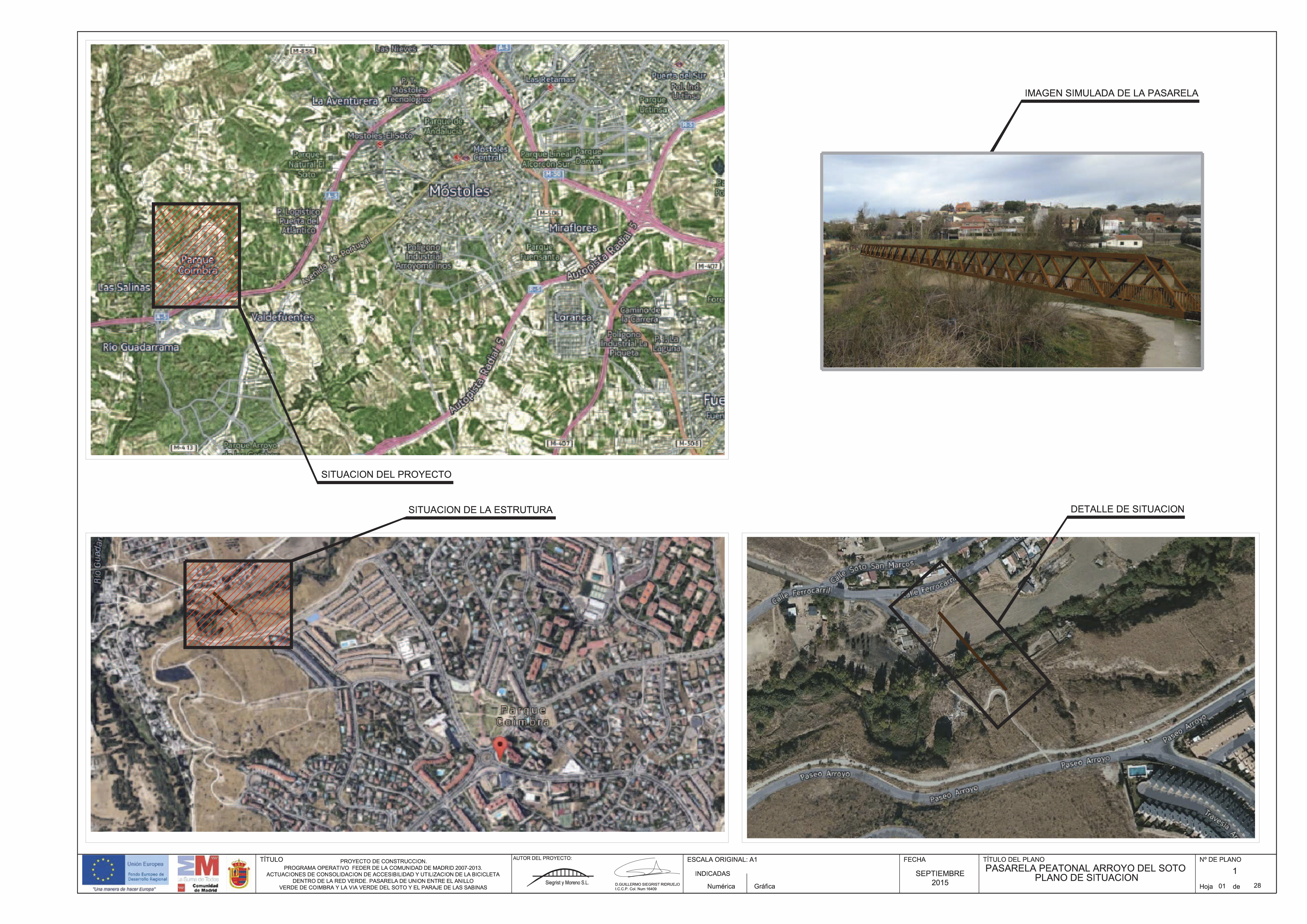plano1 Pasarela de unión Anillo verde Coimbra 1