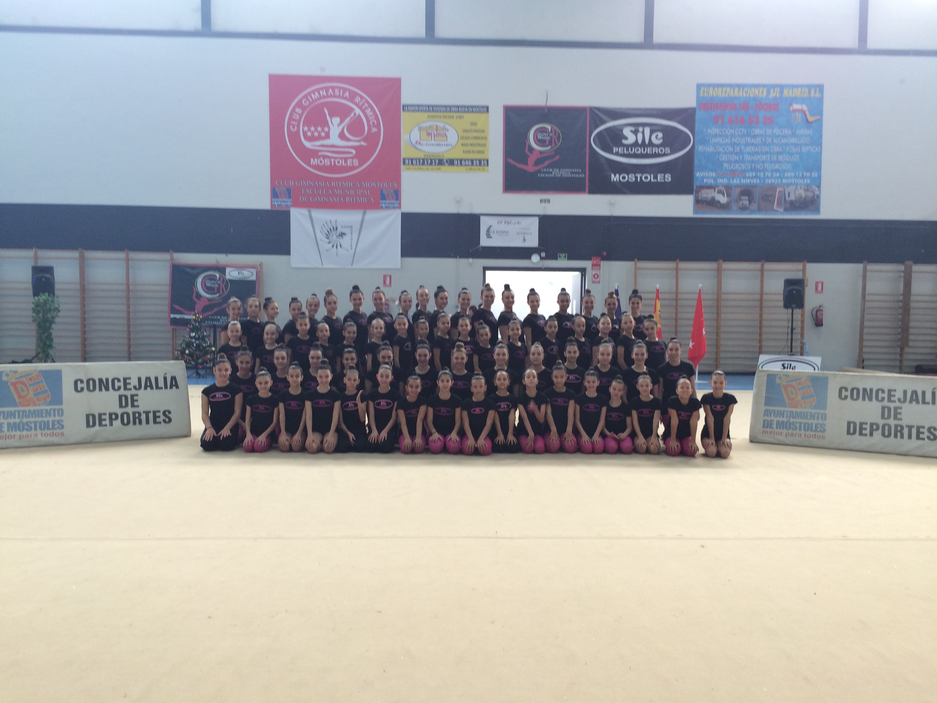 Club Gimnasia rítmica Ciudad de Móstoles Exhibición Navidad 5