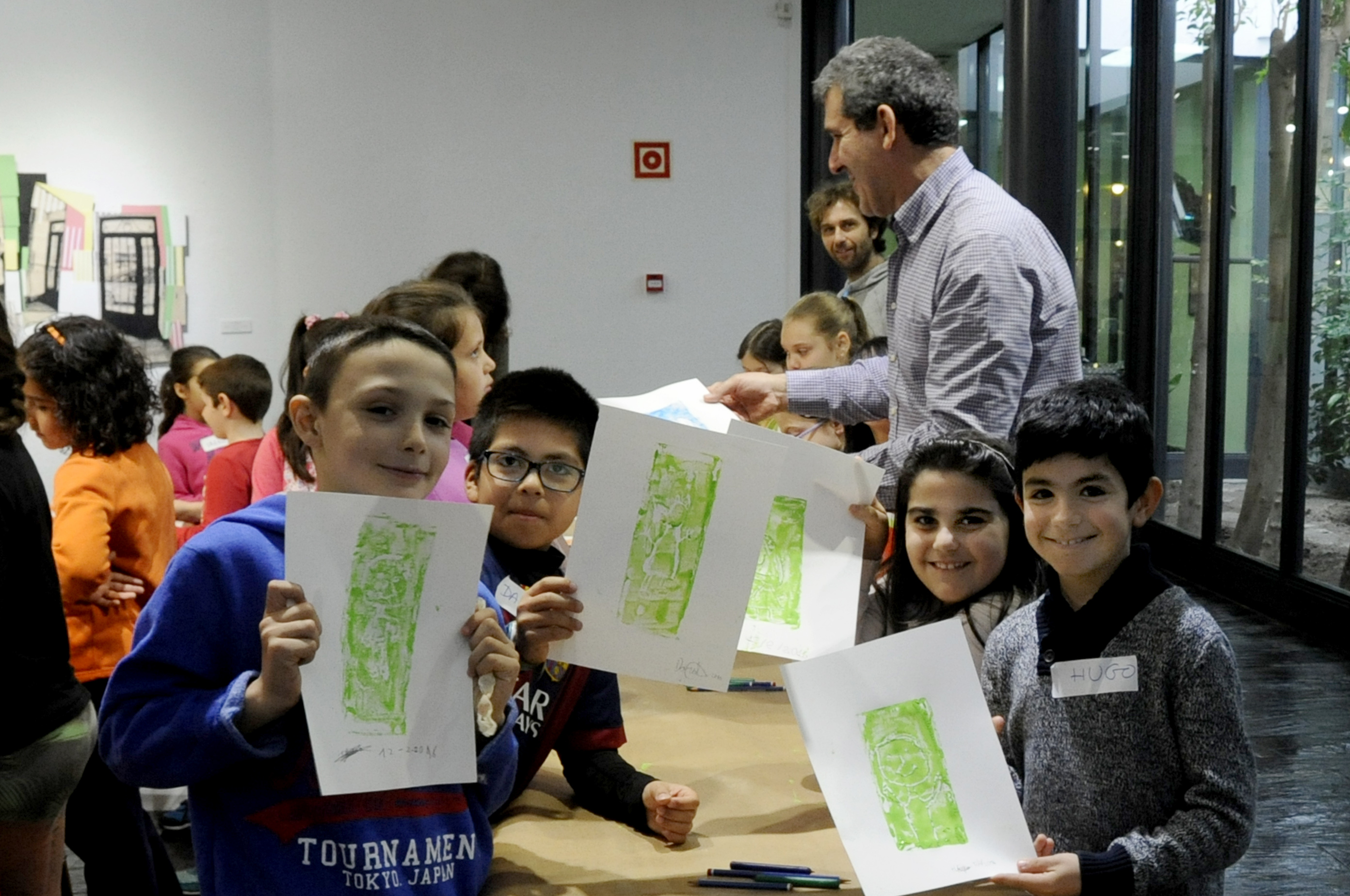 Taller infantil expo Egorretratos 5