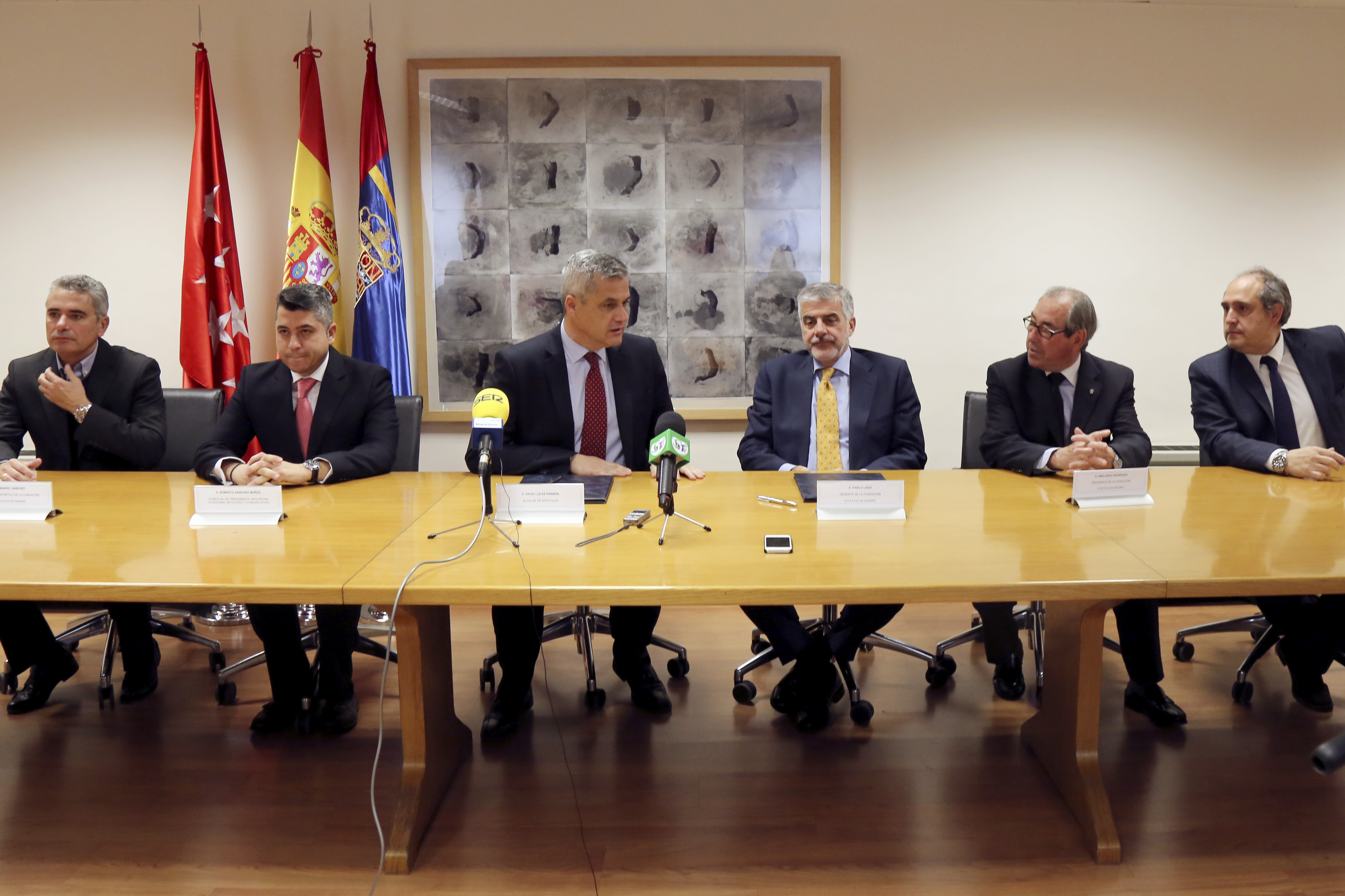 Firma convenio Atletico de Madrid 1