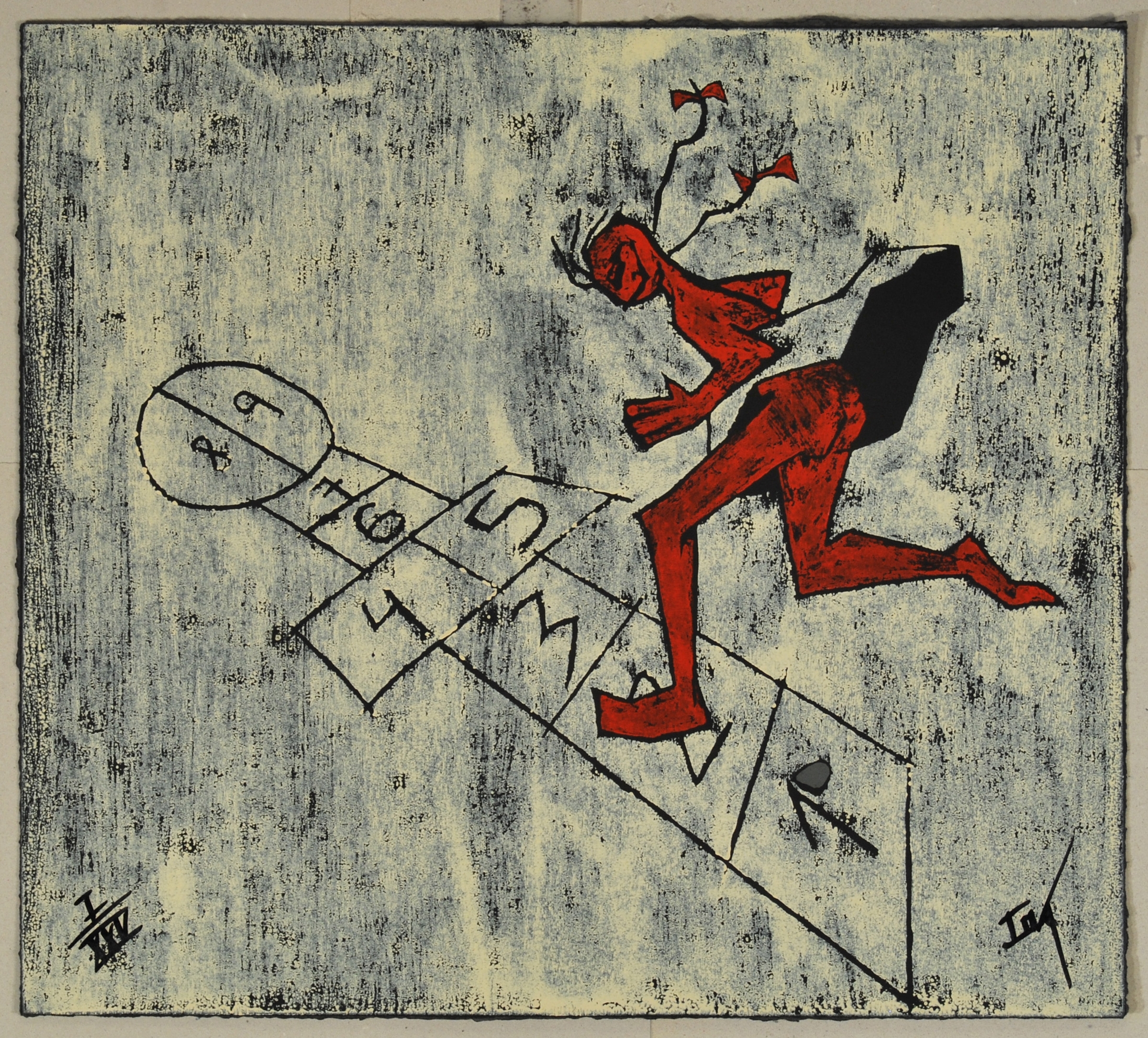 Convadonga Mejía. Rayuela 40x44