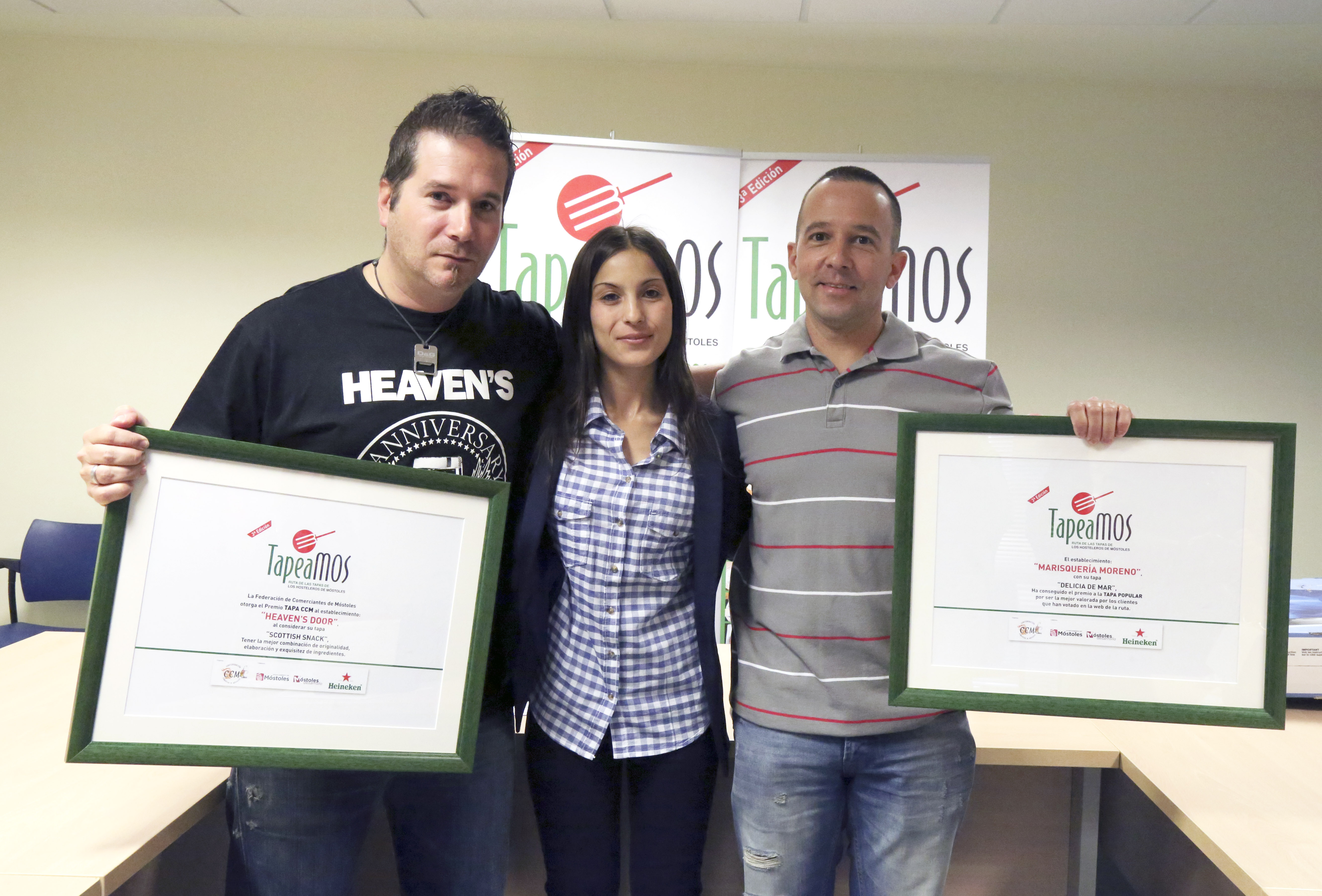 15 Junio 2016 Ganadores III Edicion Tapeamos 1