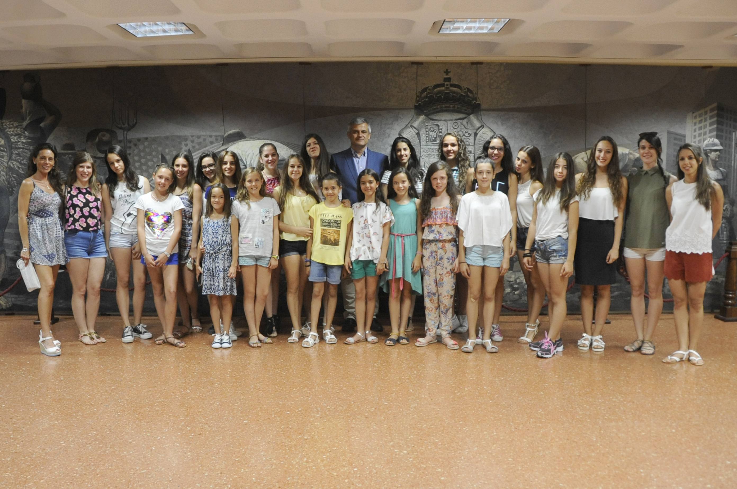 Recepción a Equipo de Gimnastas Ritmicas 046