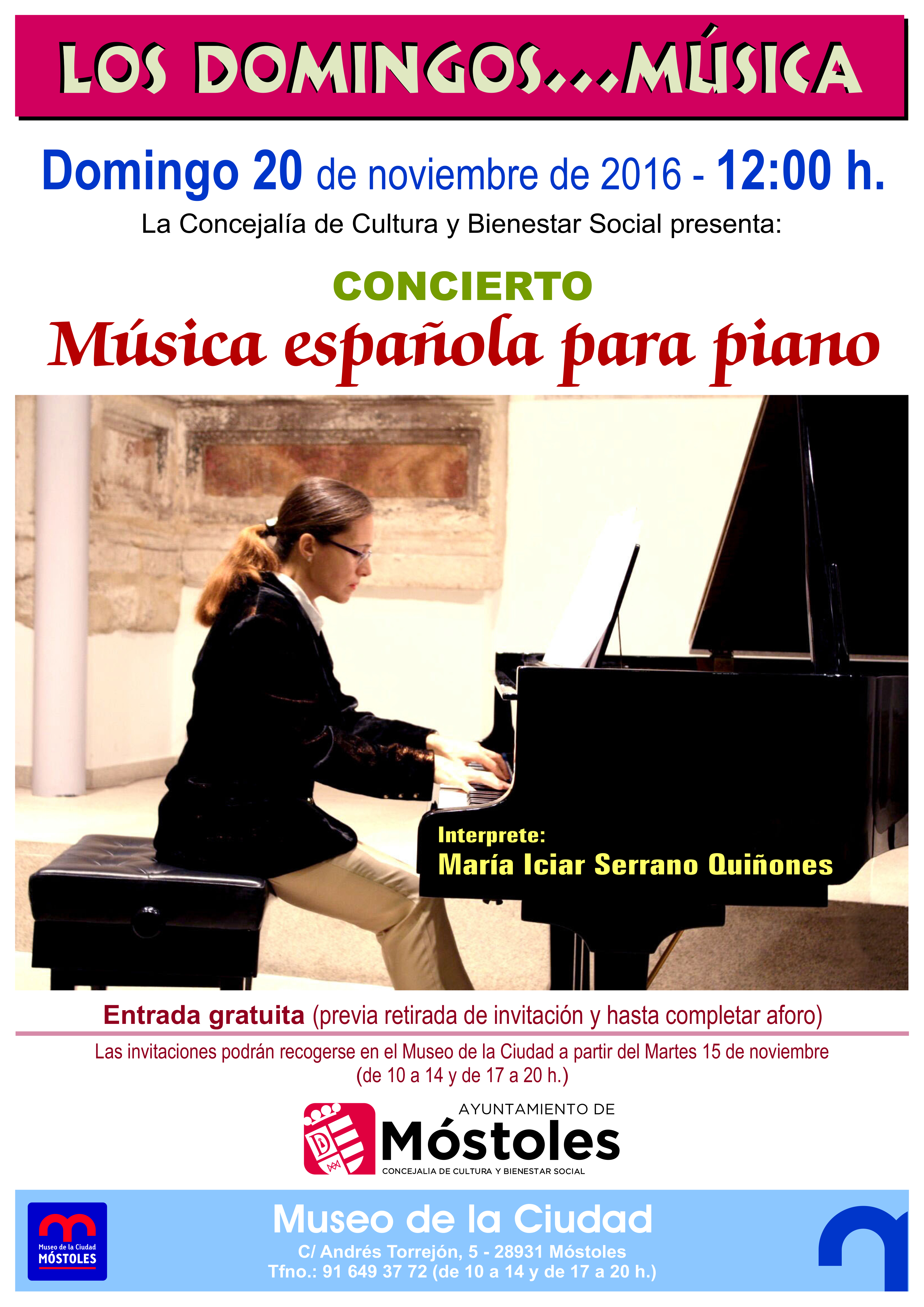 Concierto Maria Iciar Serrano Quiñones