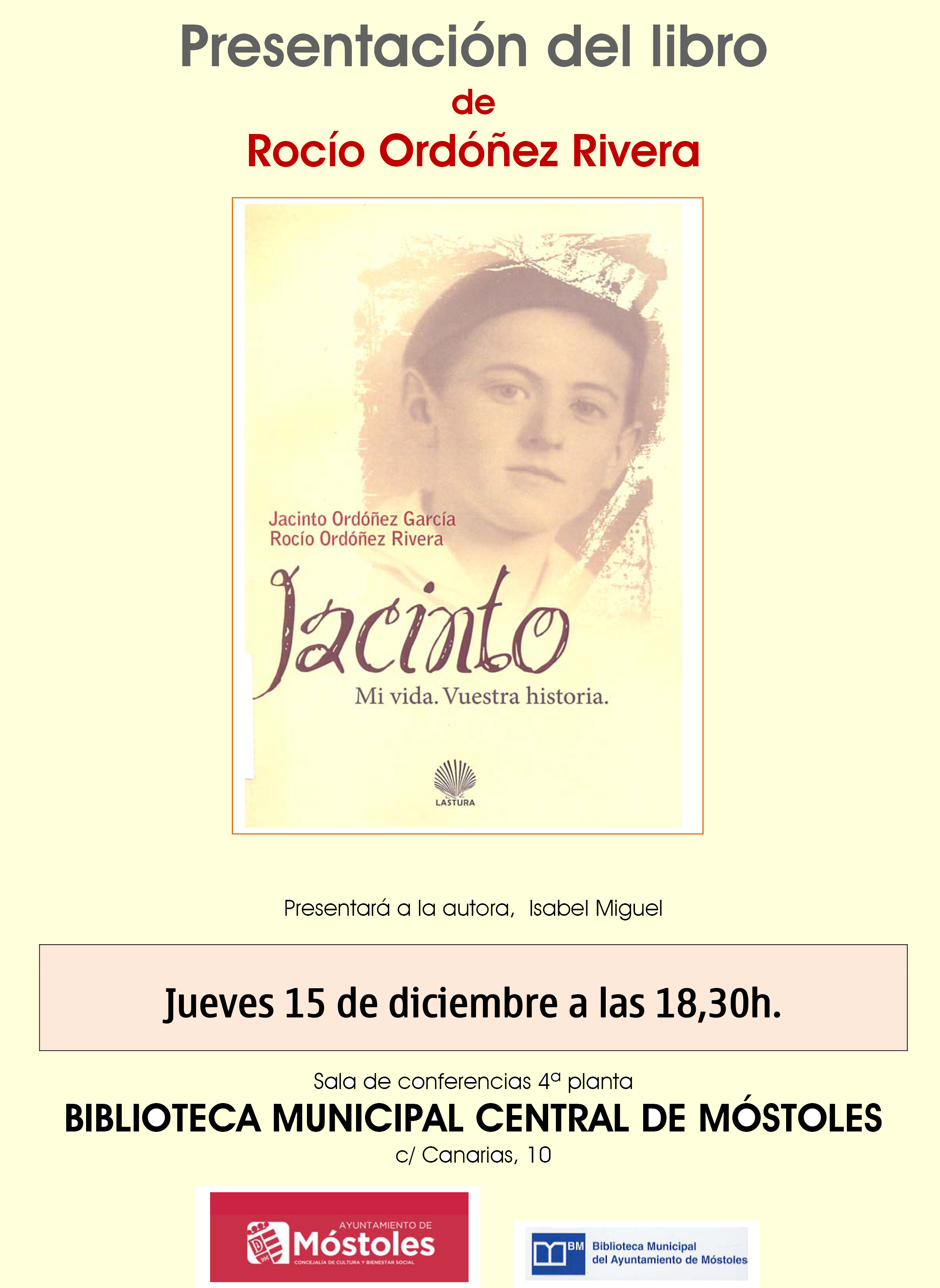 PRESENTACIÓN DEL LIBRO de Rocío Ordoñez