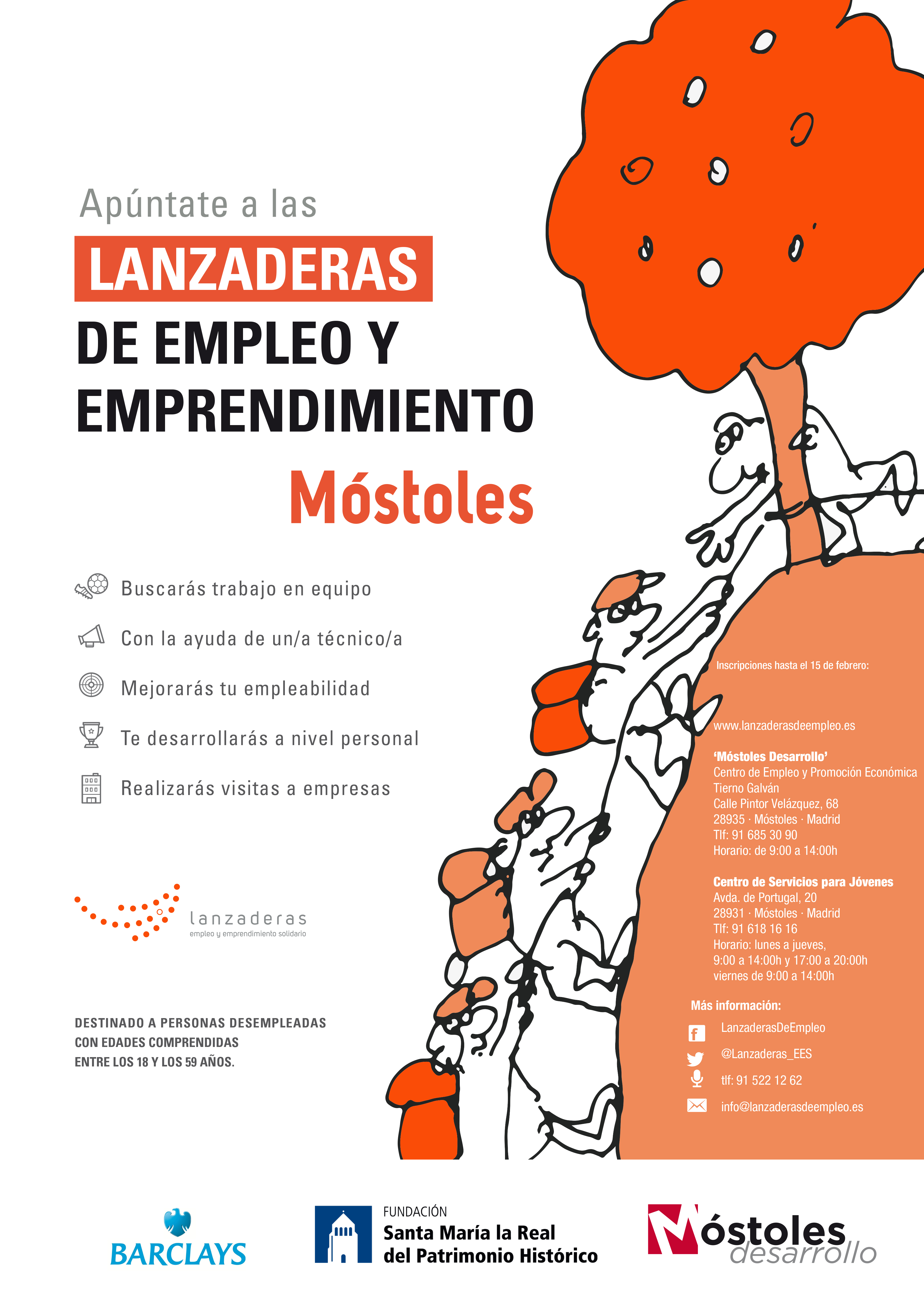 Cartel Pared_Lanzaderas_Móstoles