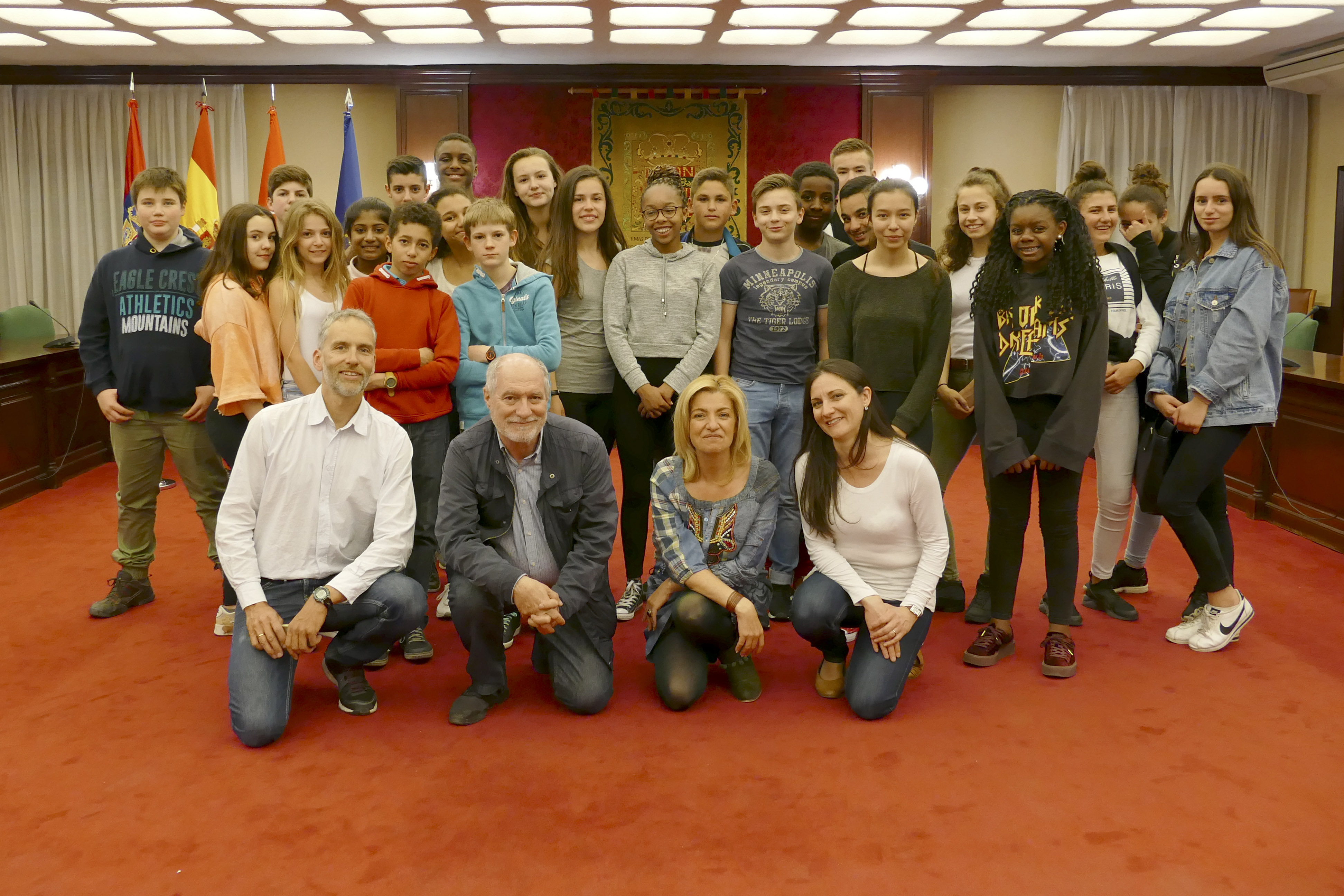 Recepción a alumnos franceses 1