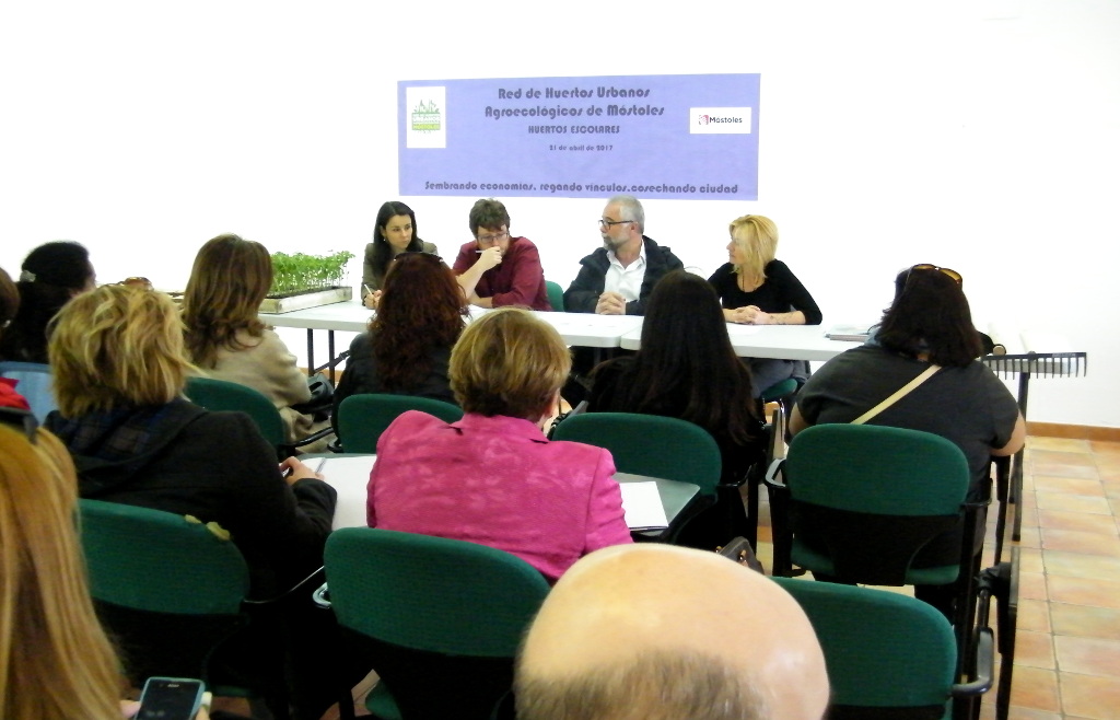 nodo escolar de la Red de Huertos Urbanos 1