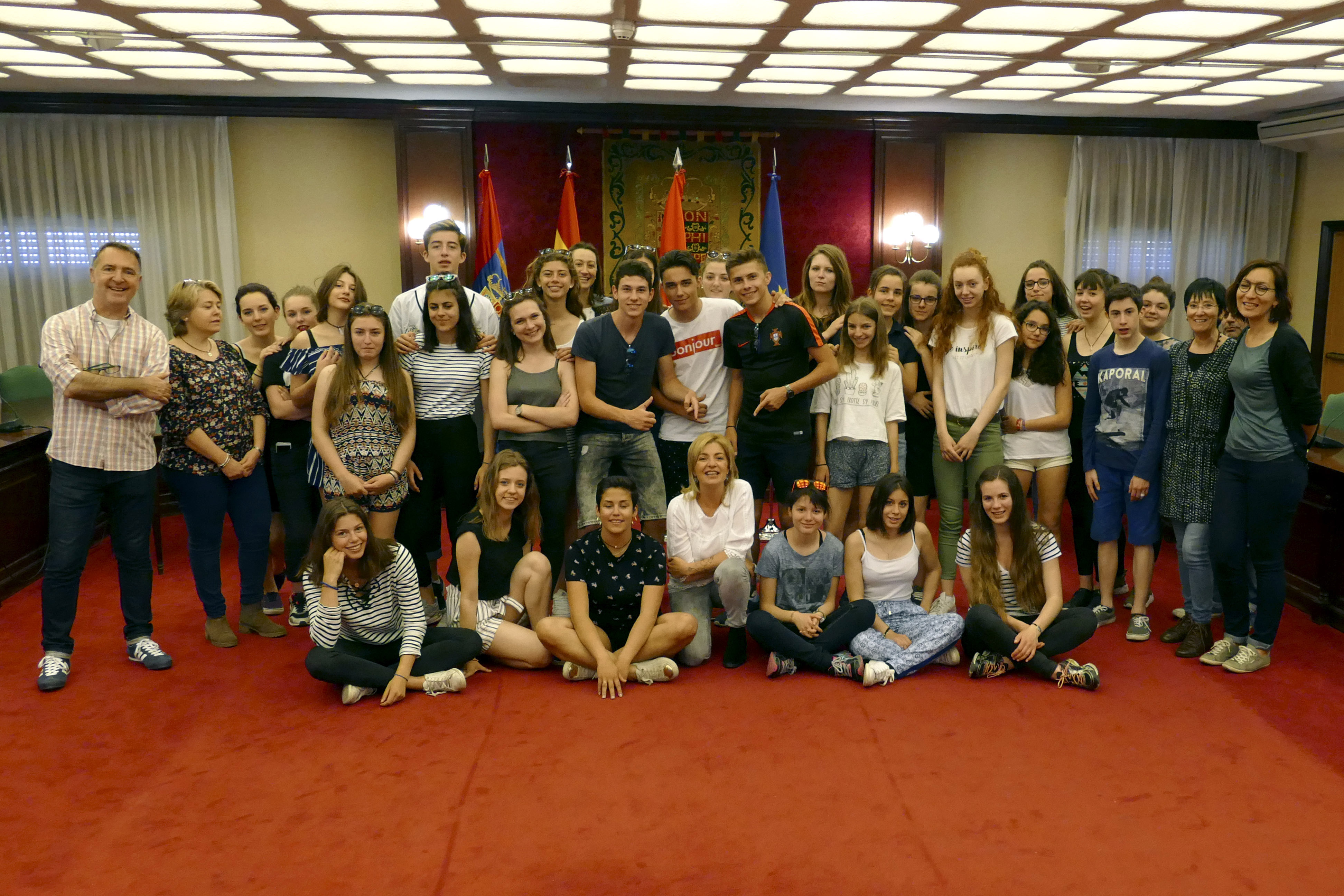 Visitas estudiantes franceses (Riom) 1