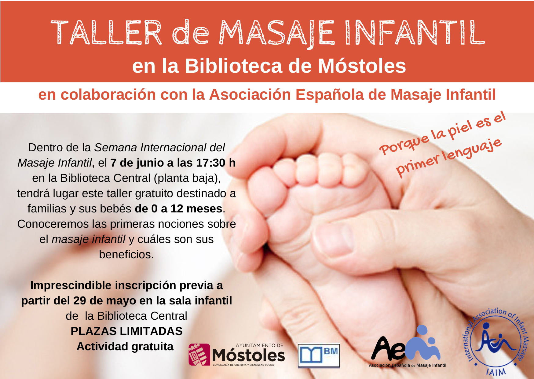 Cartel MASAJE INFANTIL