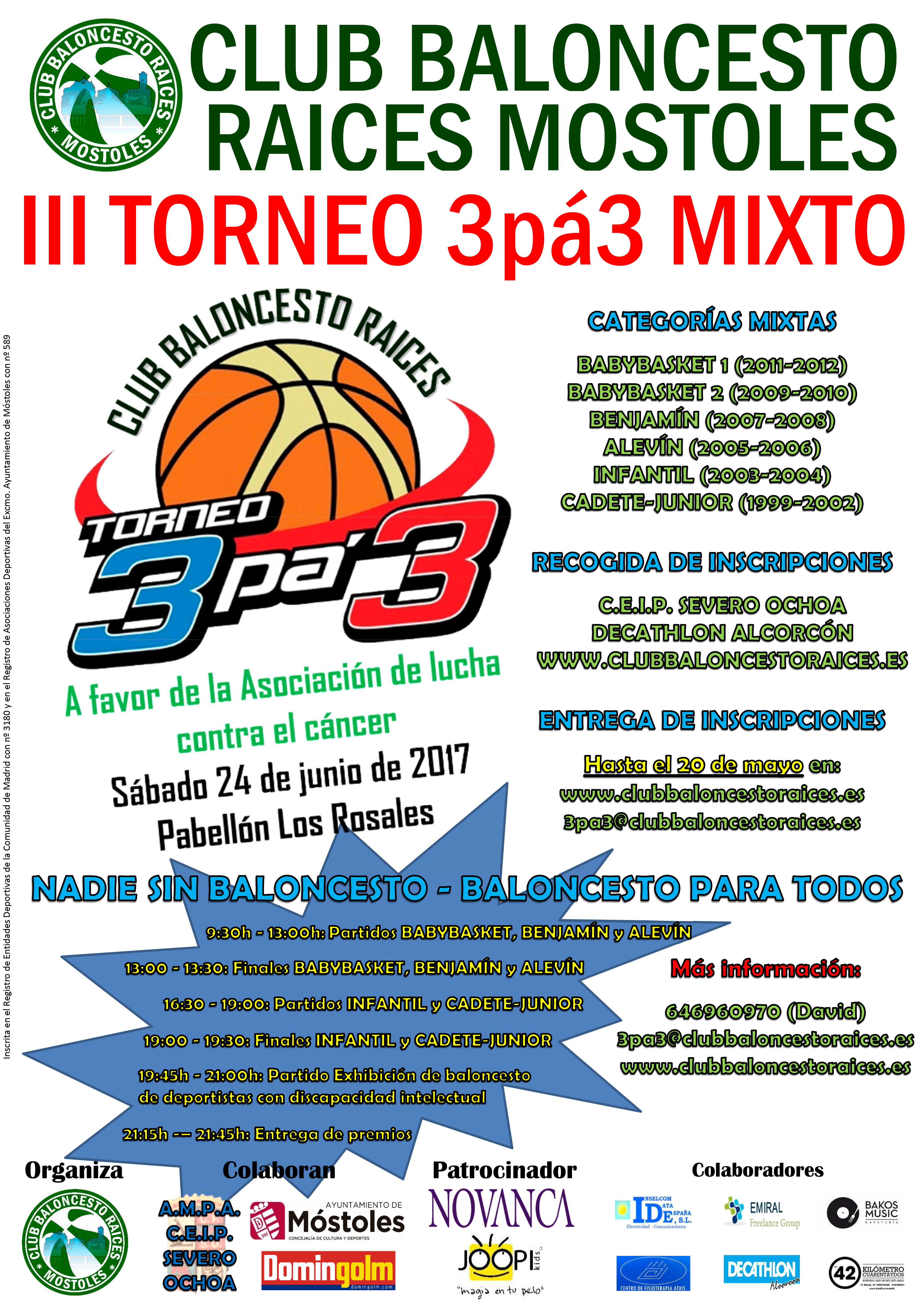 Cartel III Torneo 3pa3 Mixto