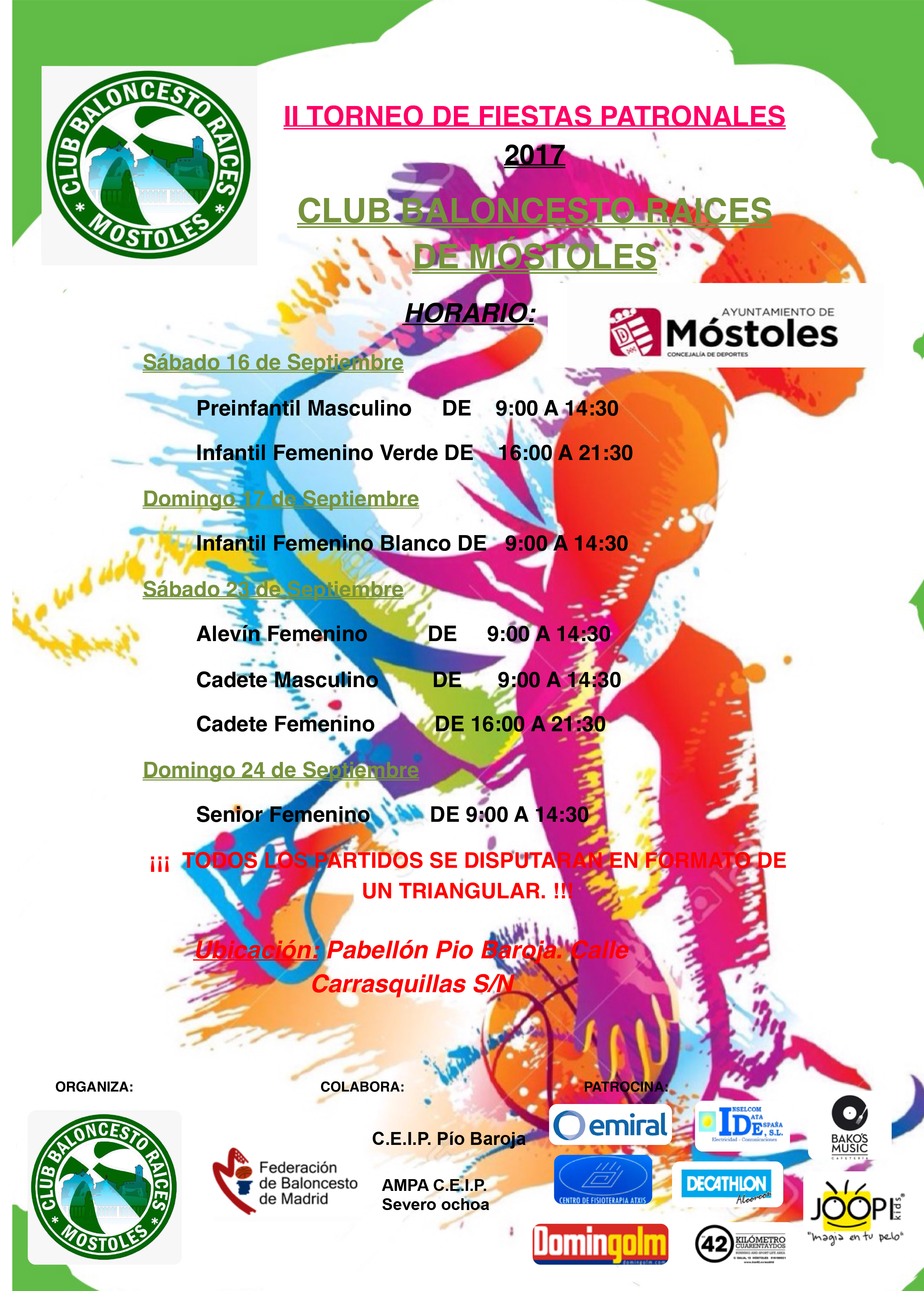 II TORNEO DE FIESTAS PATRONALES 2017