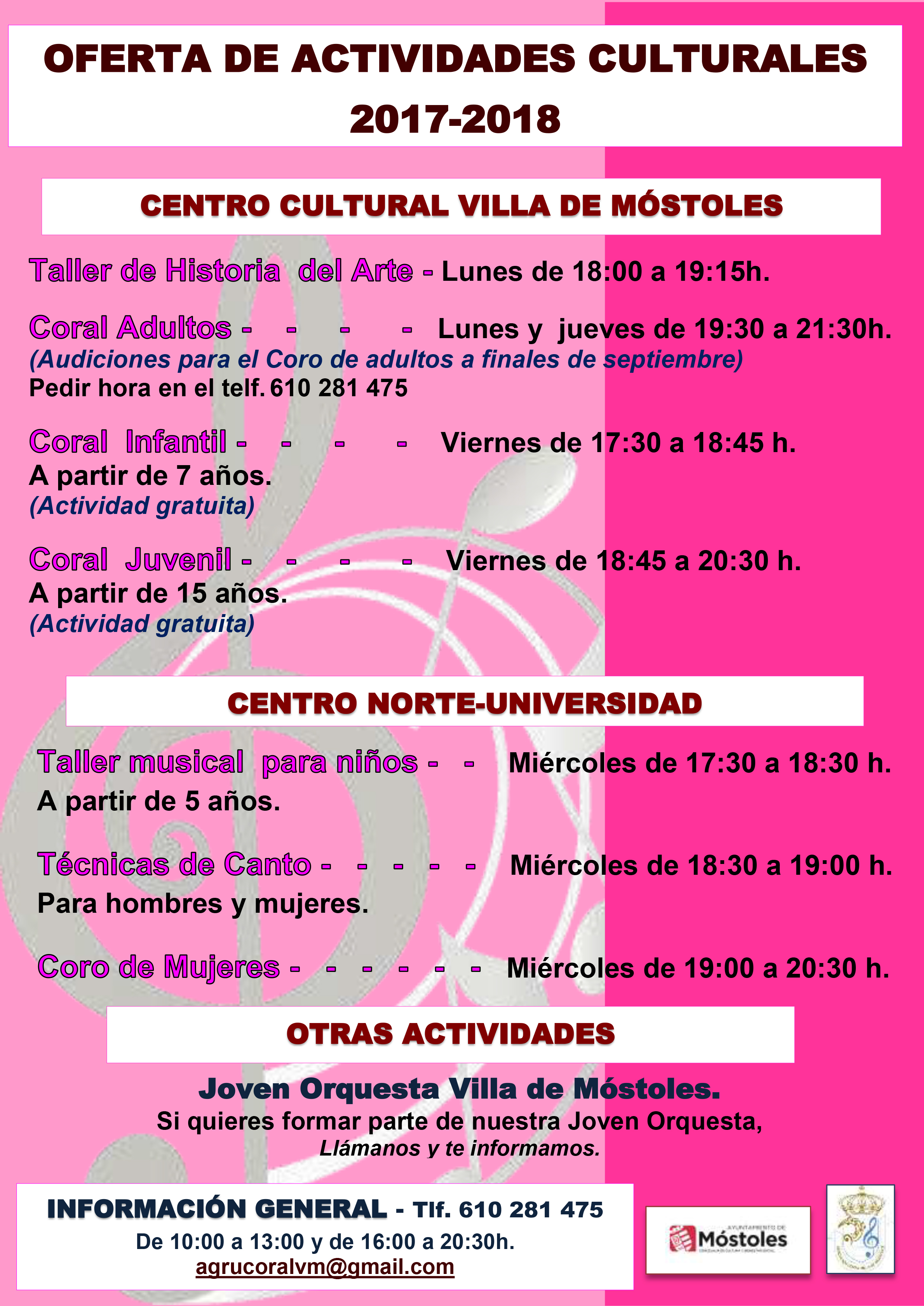 Programa Coral Villa de Móstoles