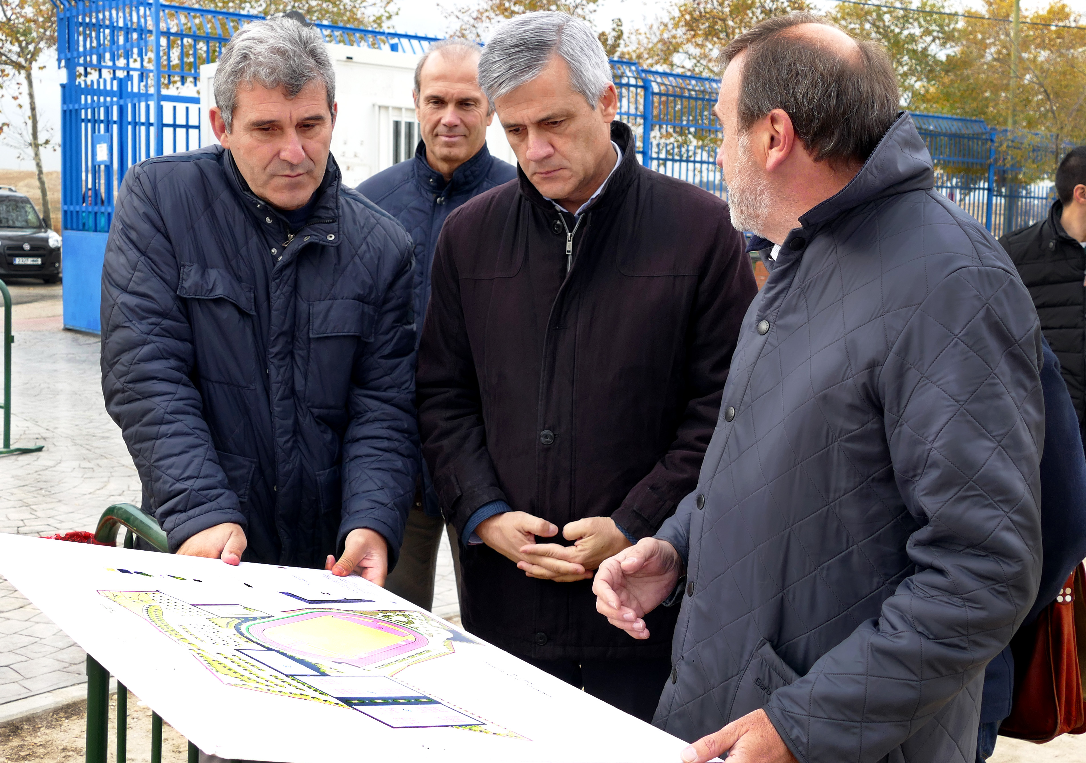 visita obras Polideportivo Andrés Torrejón 1