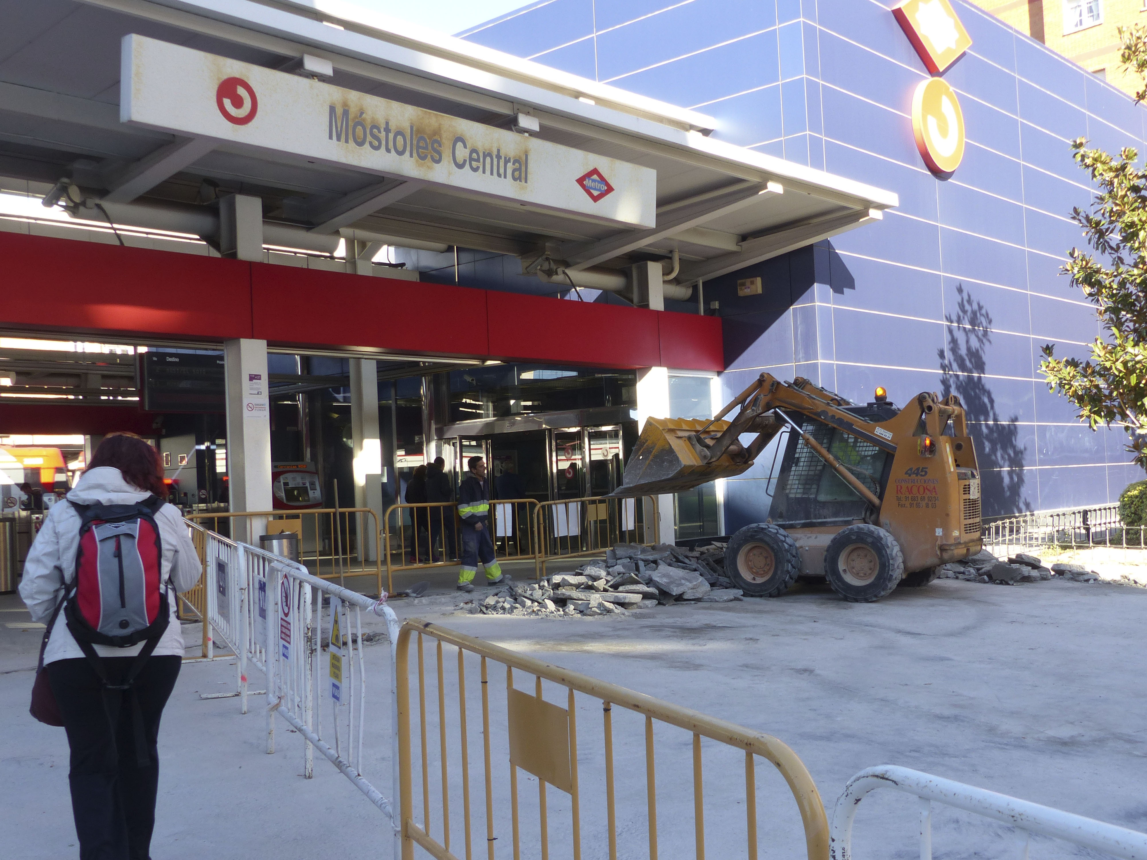 Visita obras Estación Móstoles Central 1